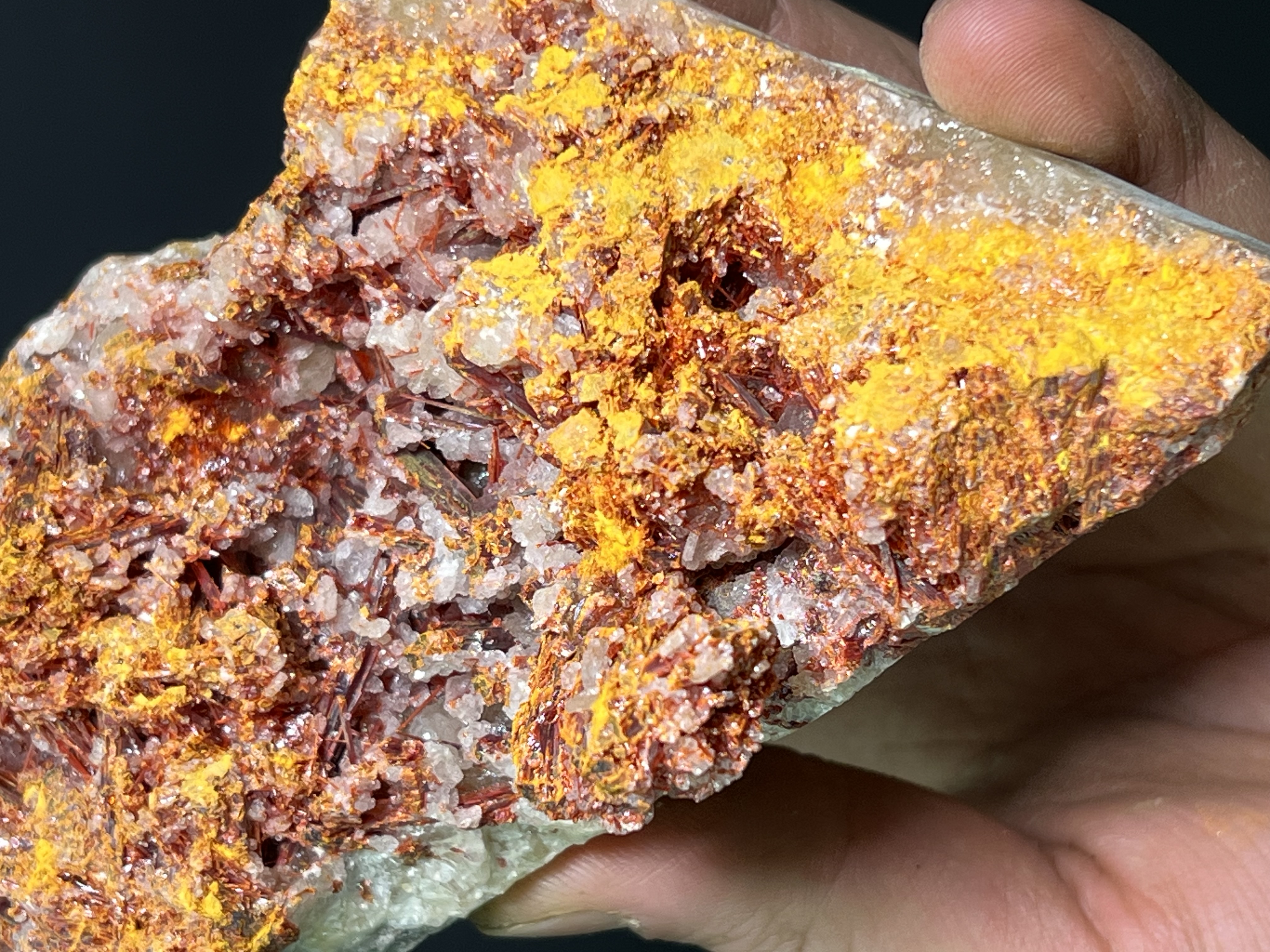 Museum Grade Relgar With Orpiment Specimen, 532gram