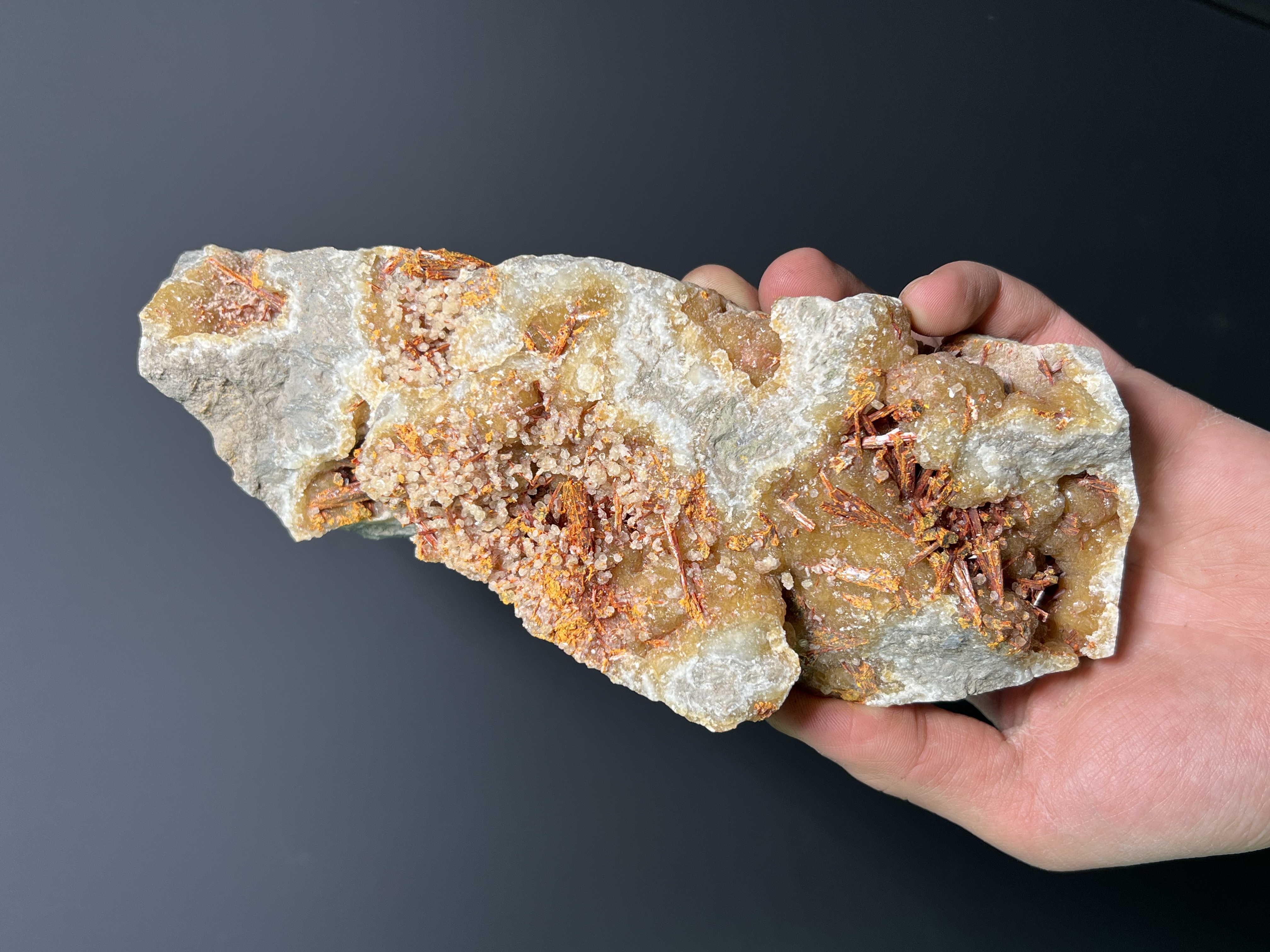 Museum Grade Realgar With Orpiment Specimen, 1kg