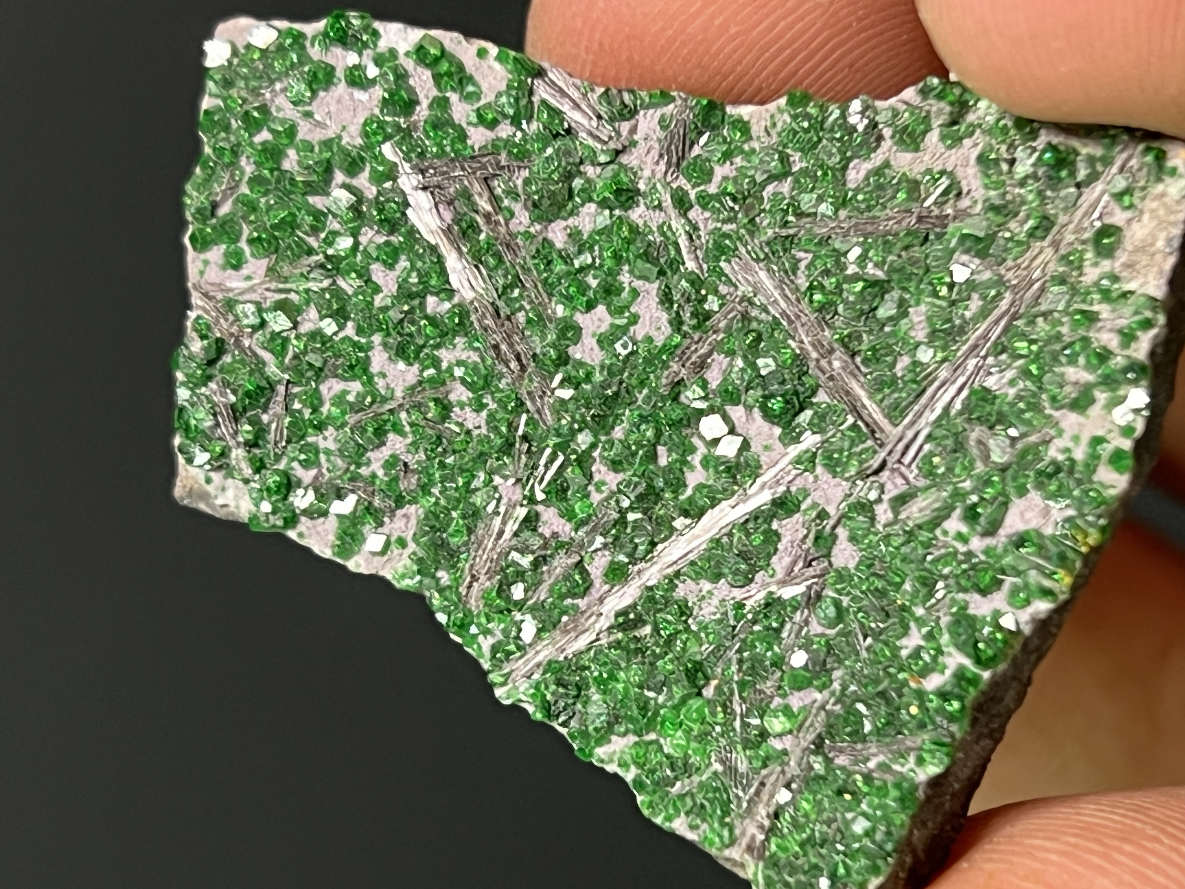 Very Special, Uvarovite Garnet Specimen