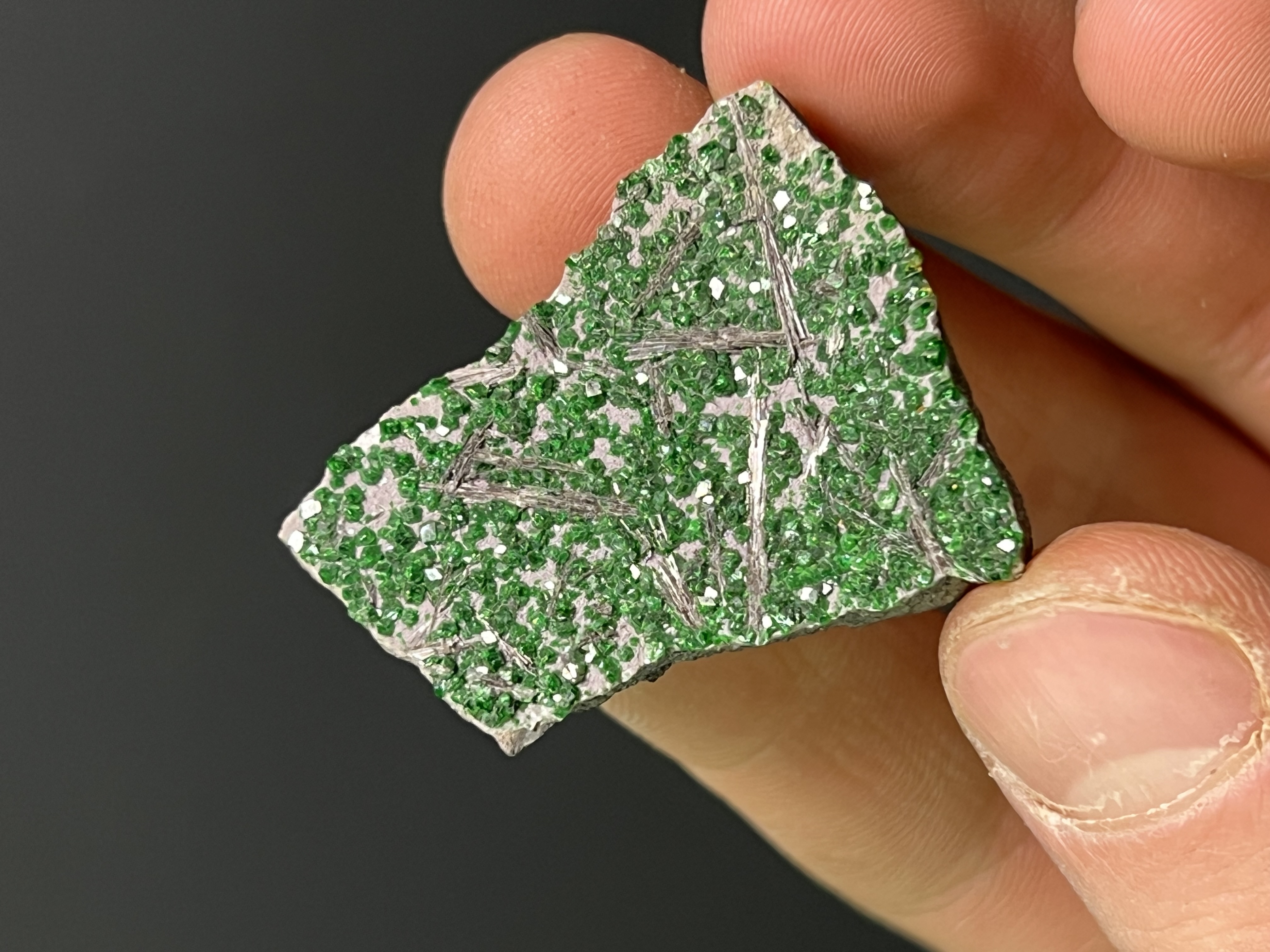 Very Special, Uvarovite Garnet Specimen