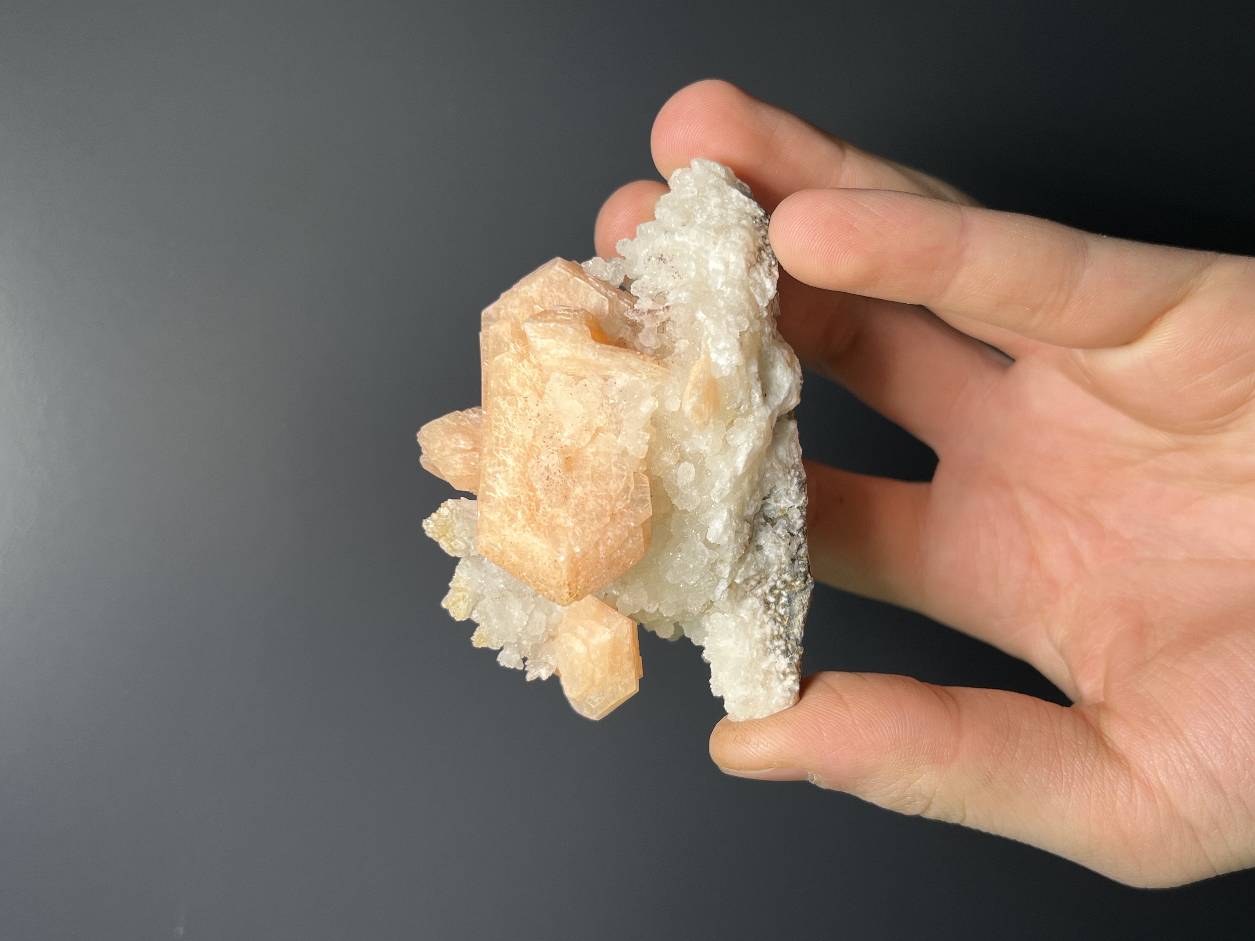 Stilbite With Chalcedony Specimen