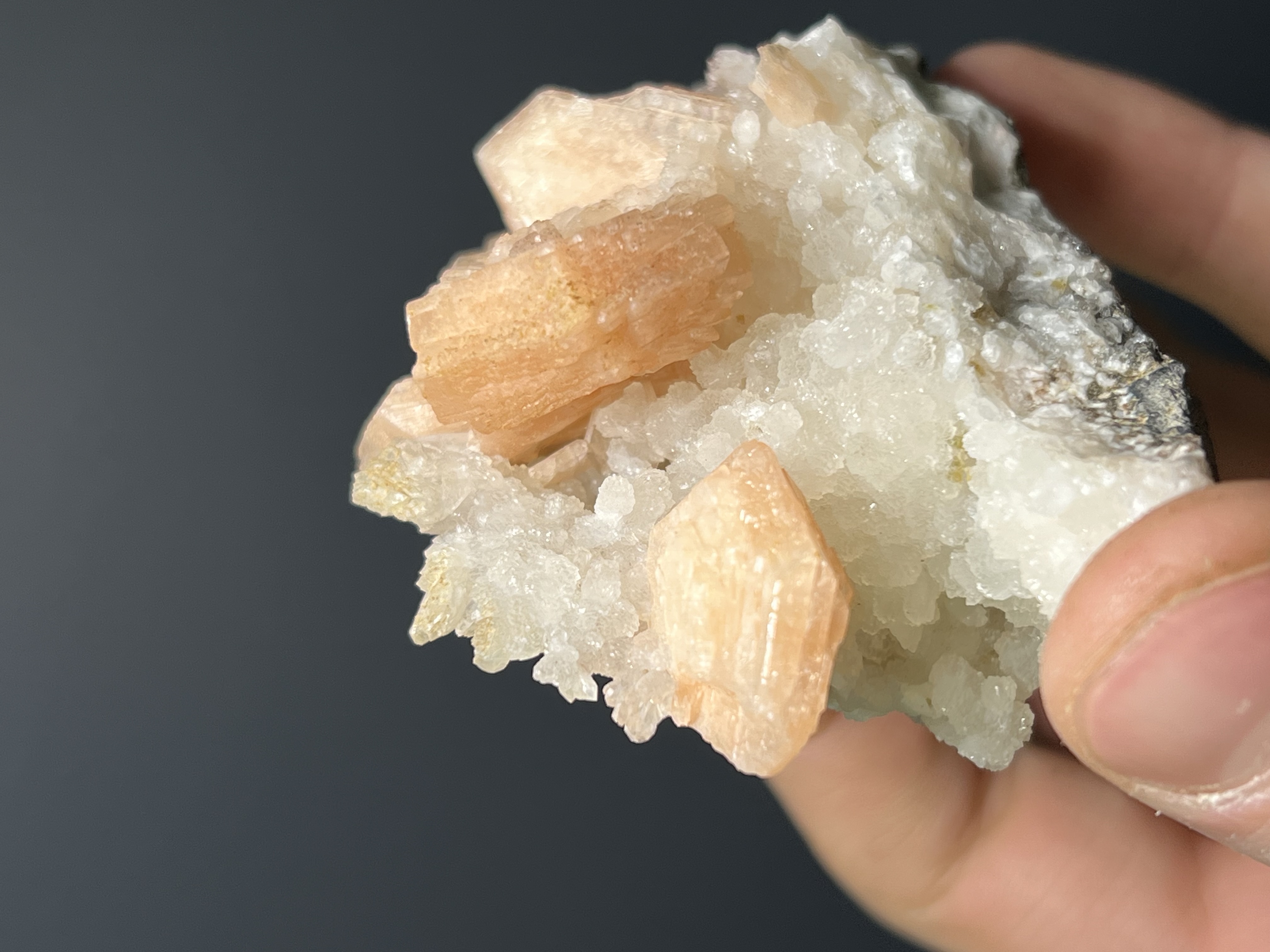 Stilbite With Chalcedony Specimen
