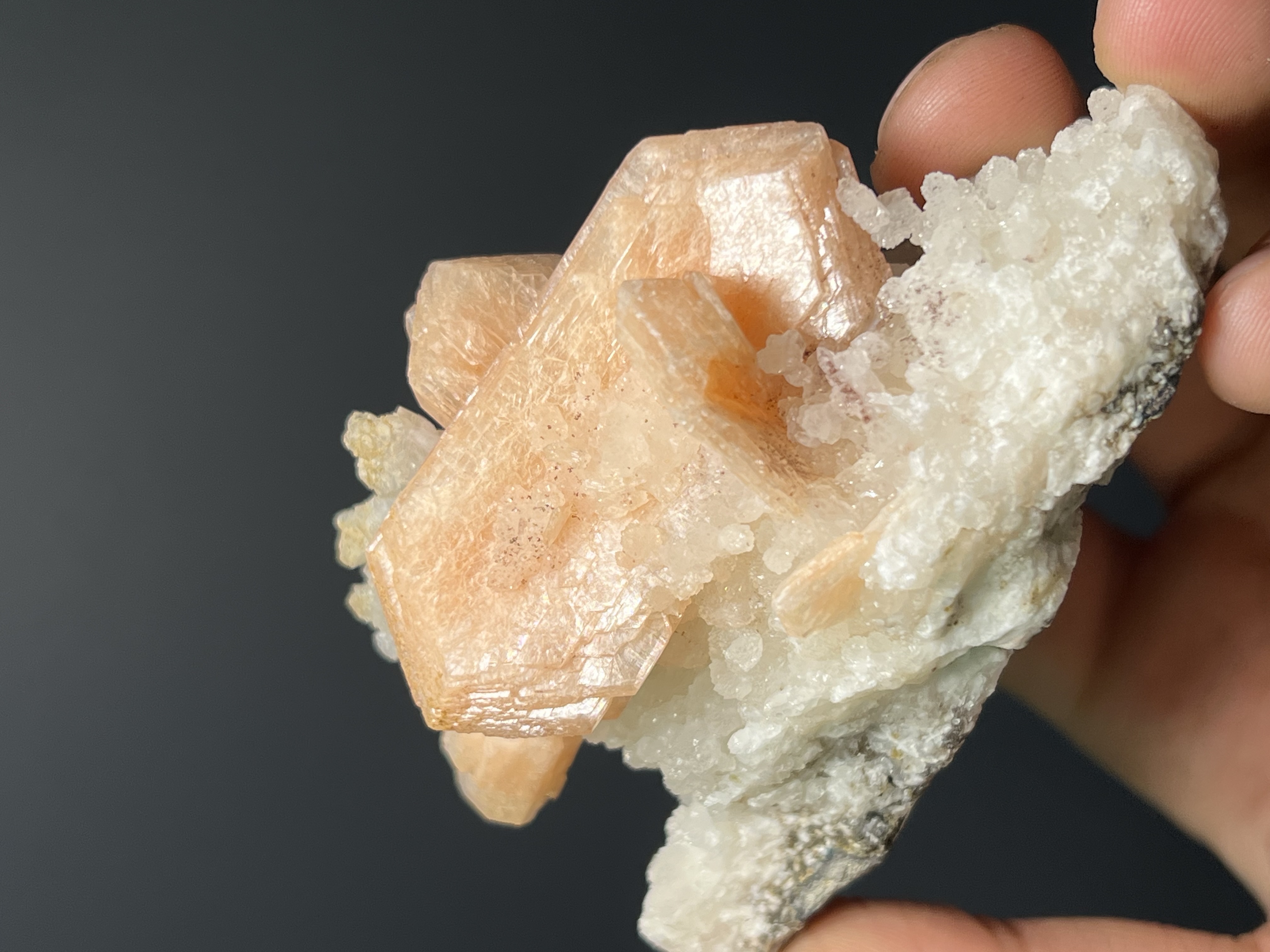 Stilbite With Chalcedony Specimen