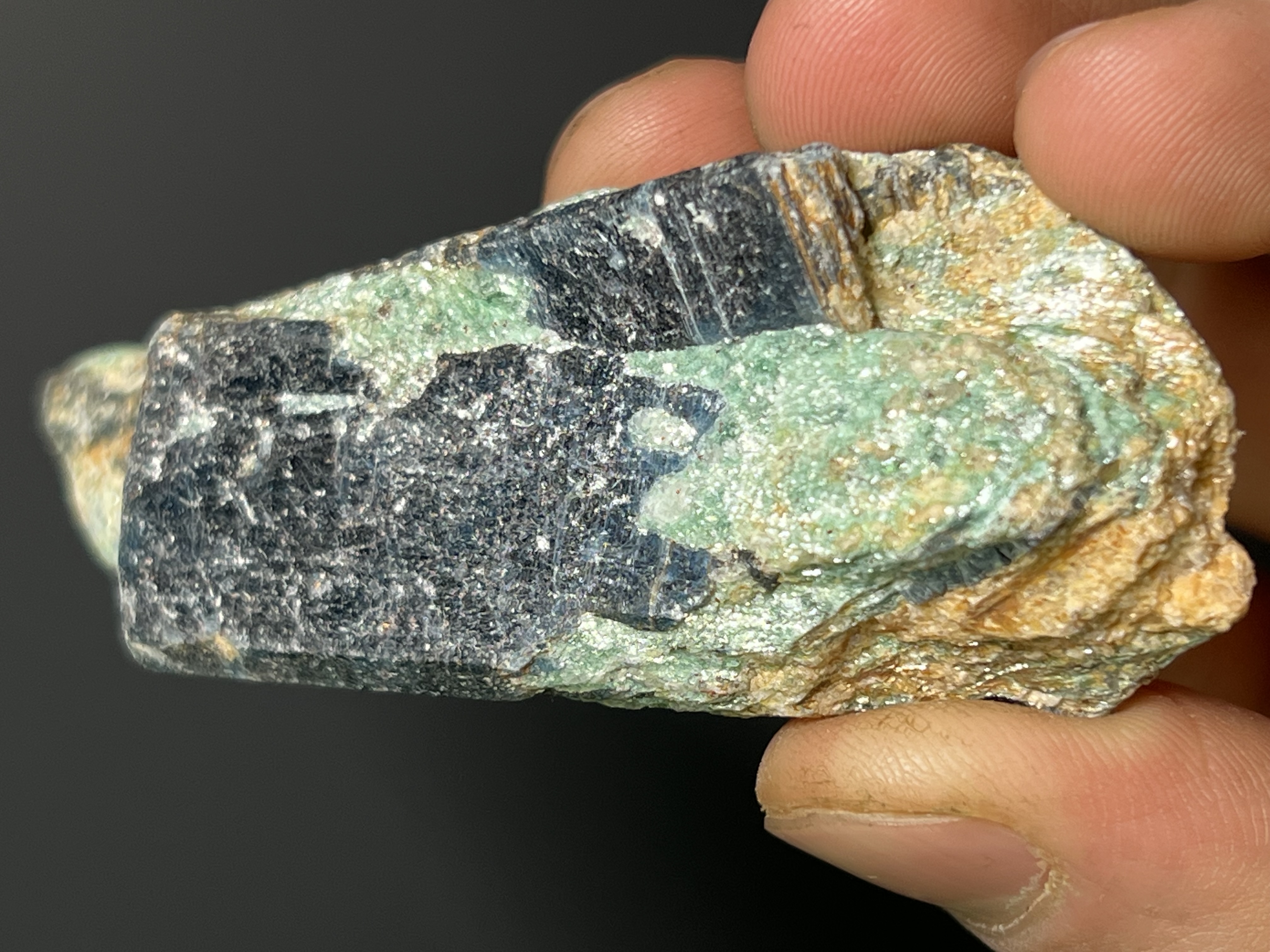 Dark Blue Tanzania Spar Kyanite Specimen