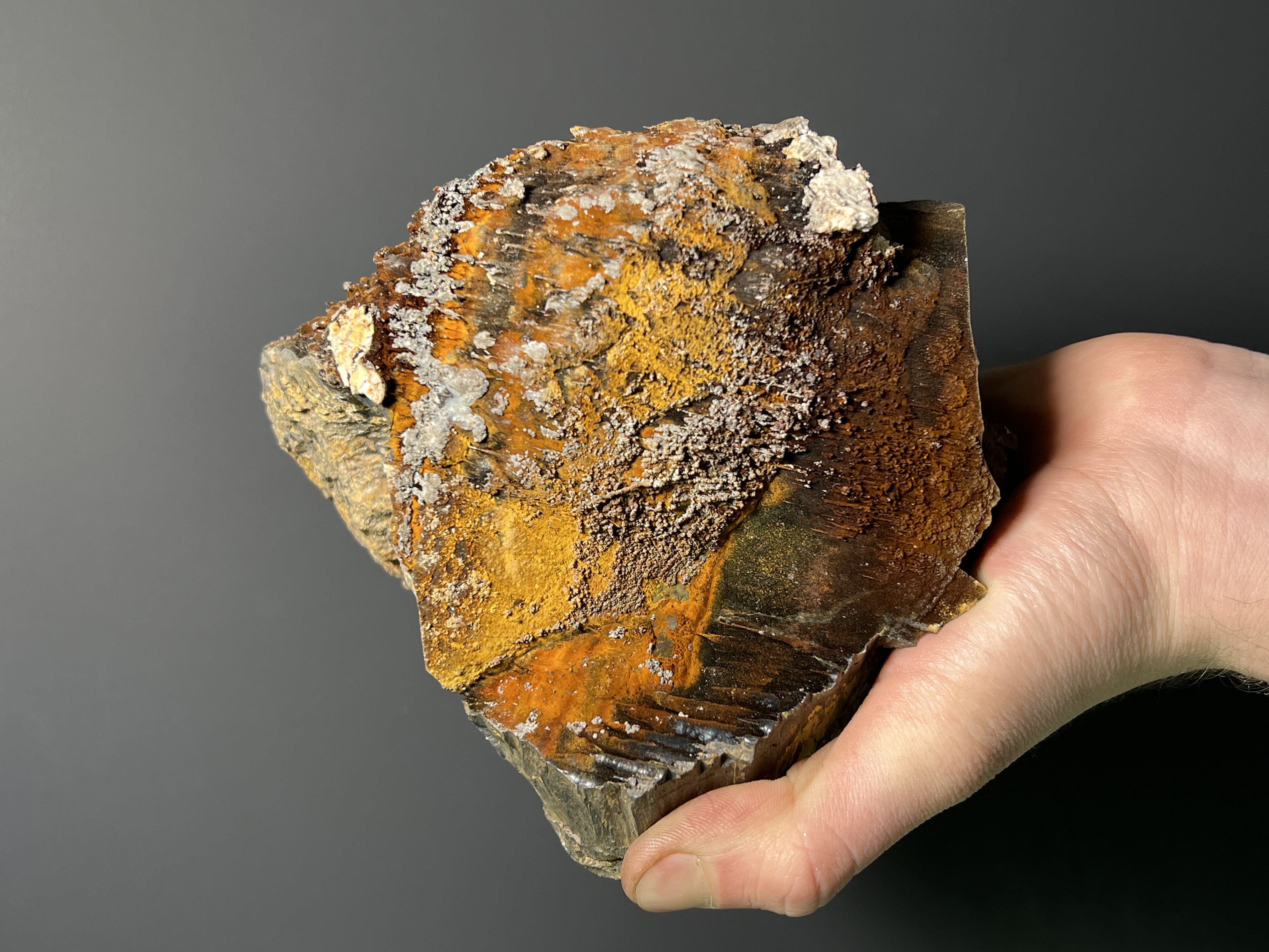 Museum Grade, Limonite And Specularite On Stalactite Goethite, 3,9kg