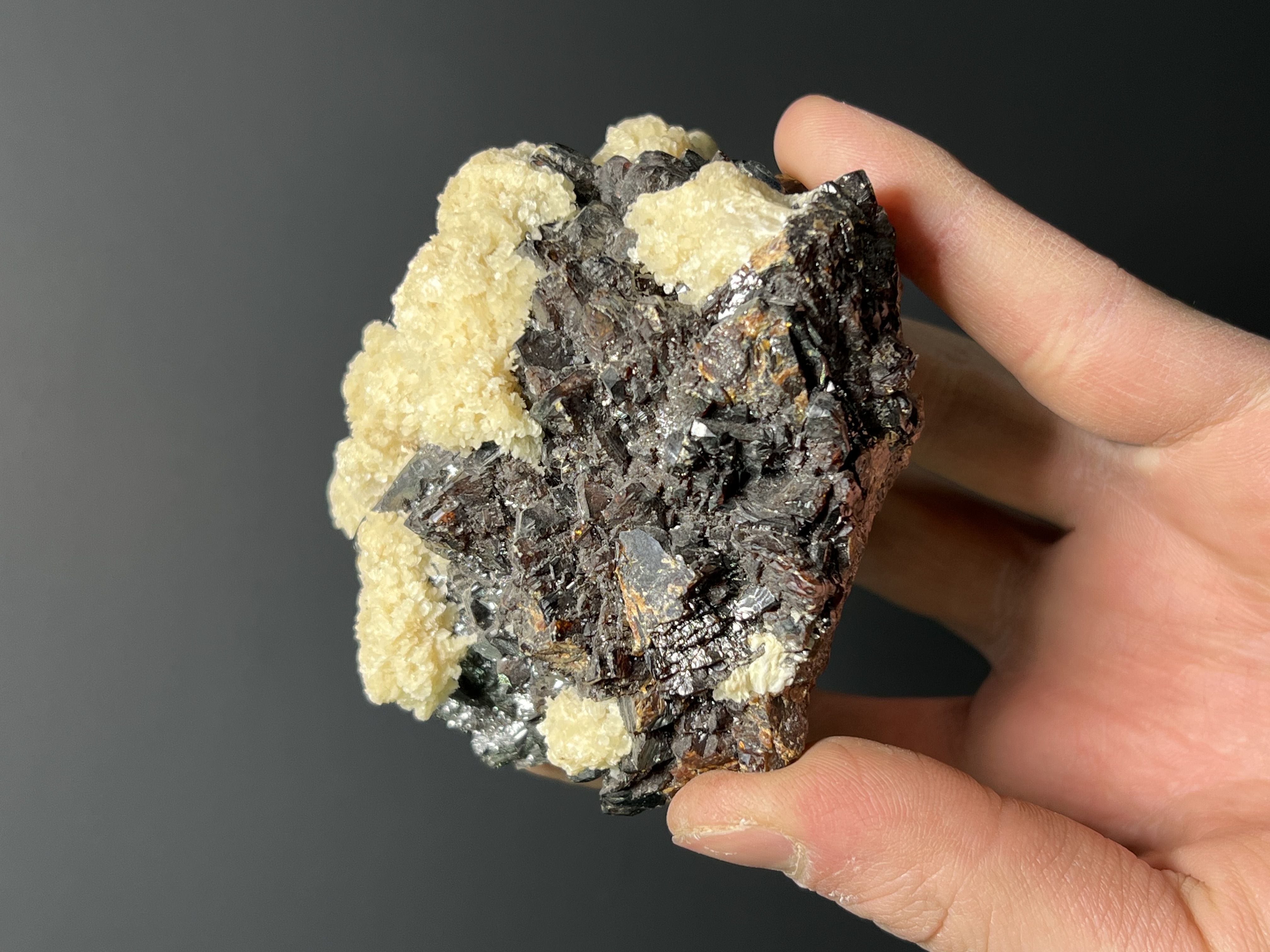 Barite With Sphalerite Specimen, 592gram