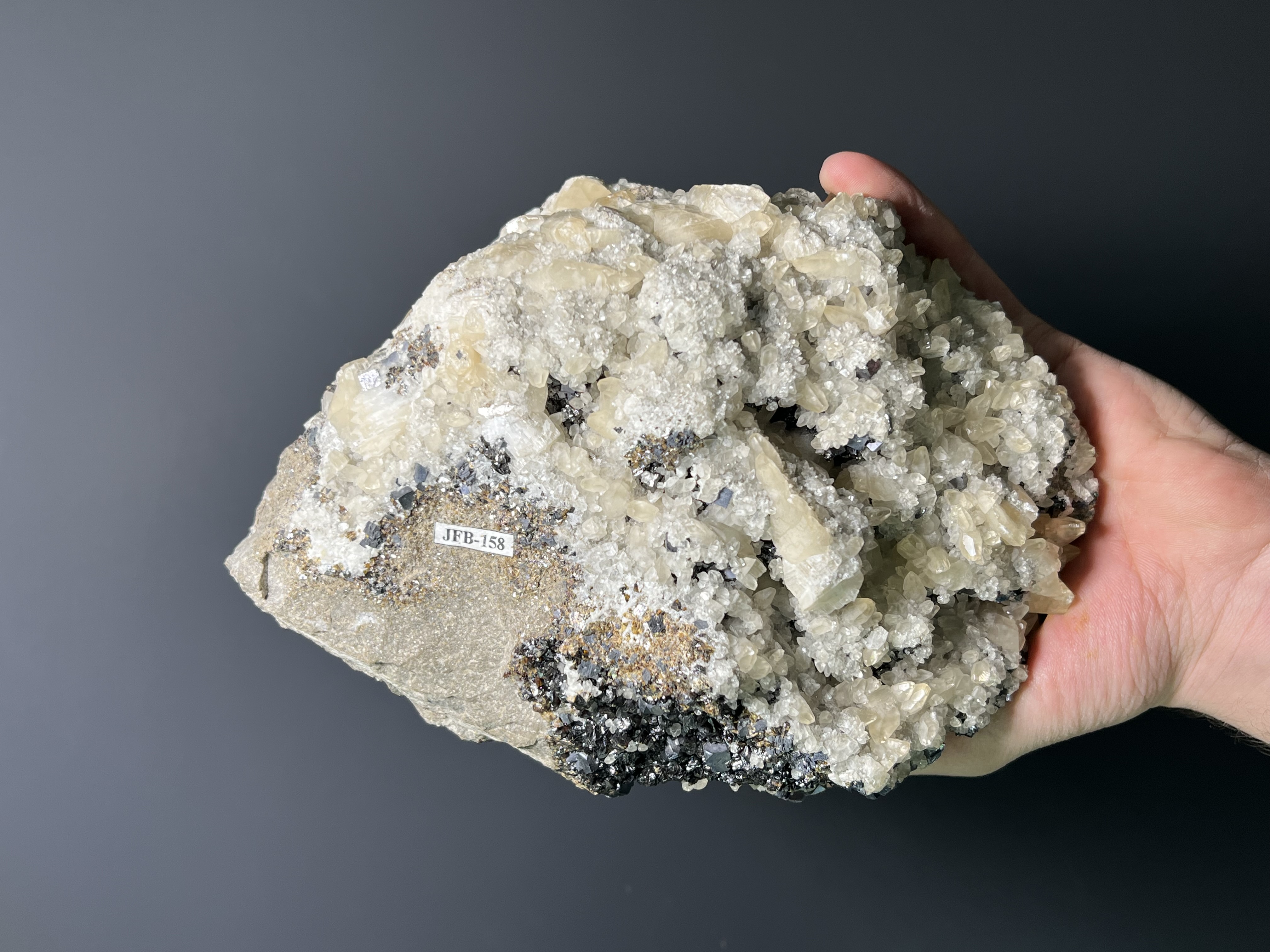 Galena With Sphalerite Crystals, 3,8kg