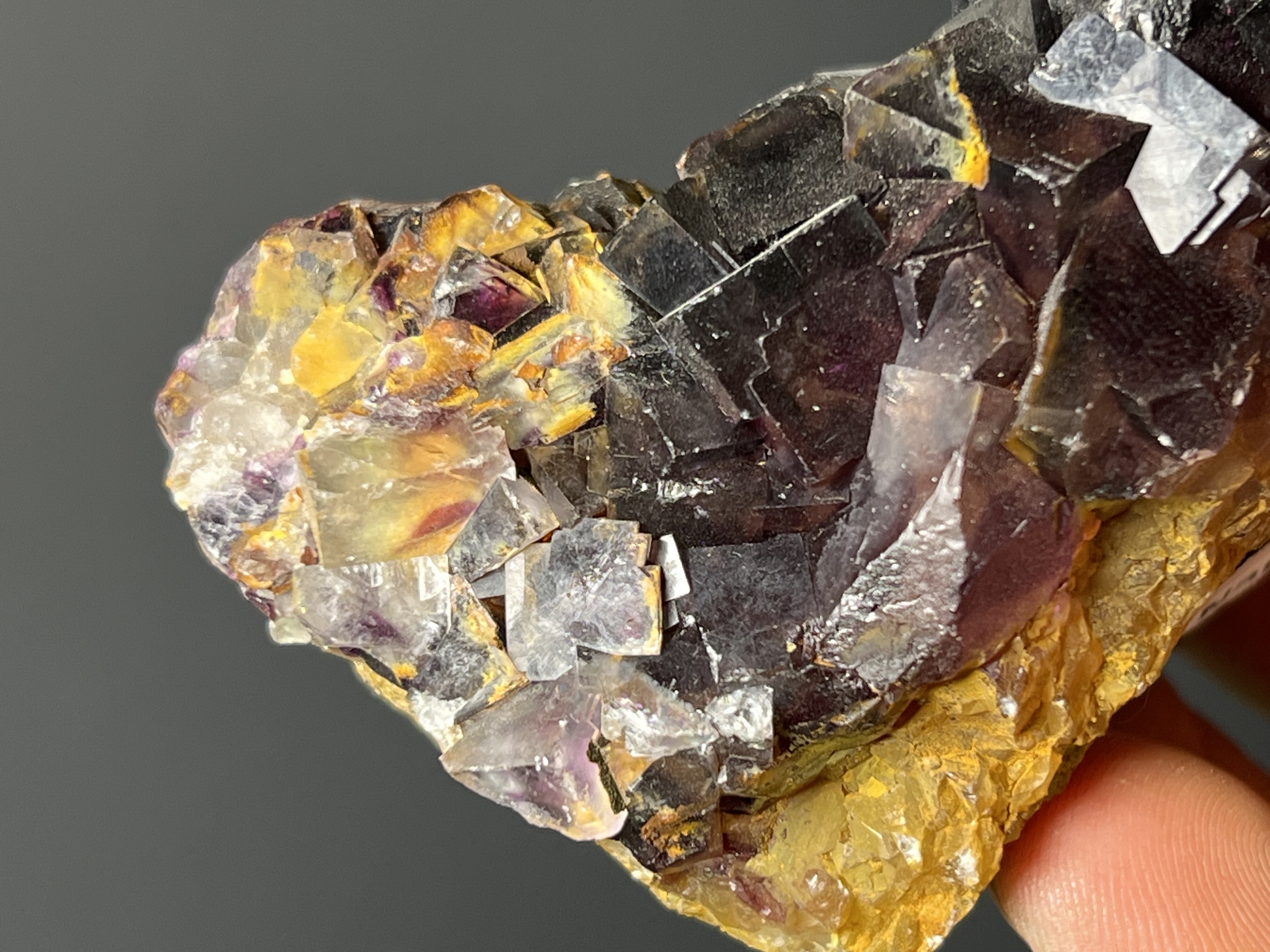 Dark Purple Fluorite Specimen, 216gram