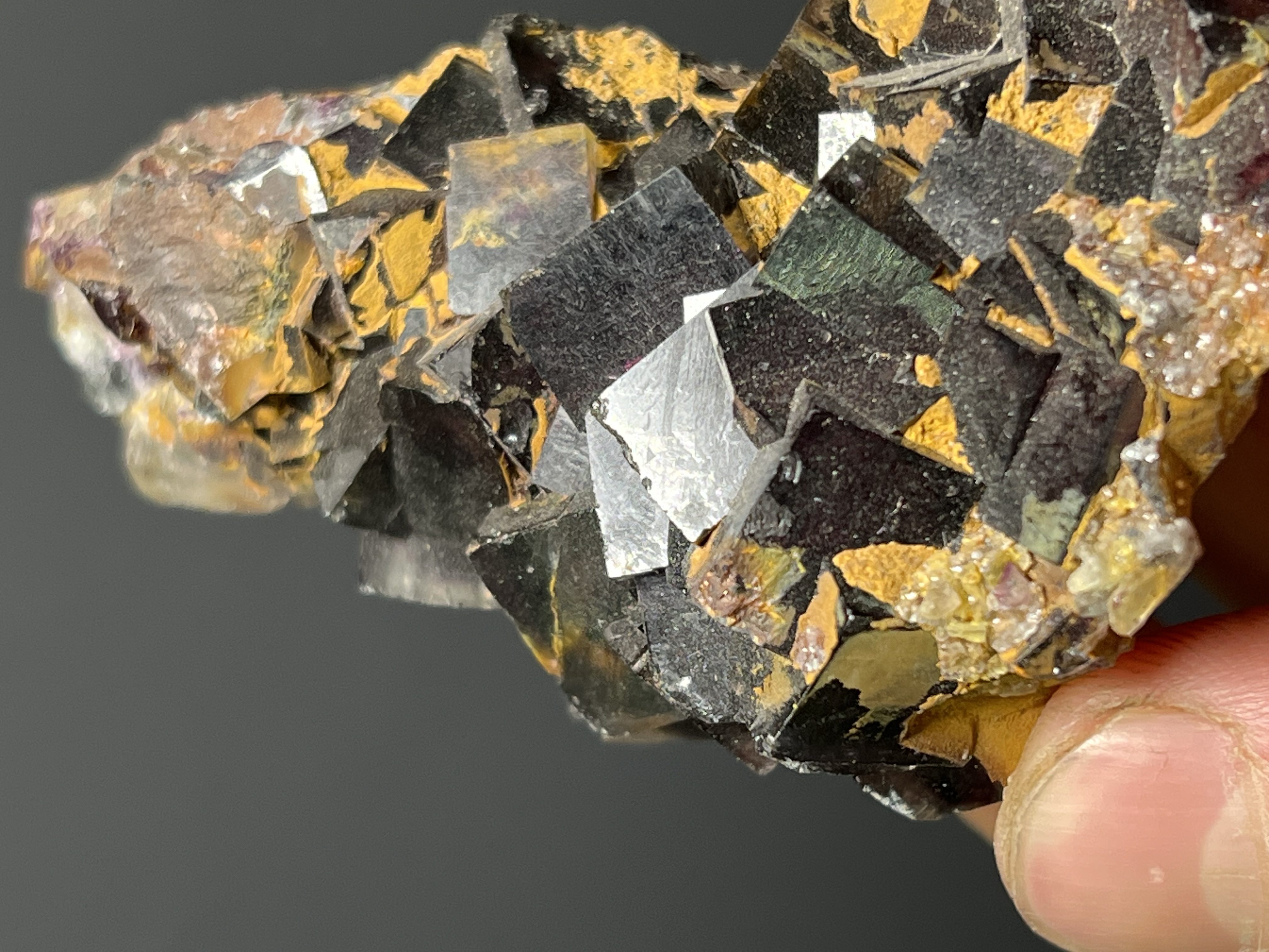 Dark Purple Fluorite Specimen, 216gram