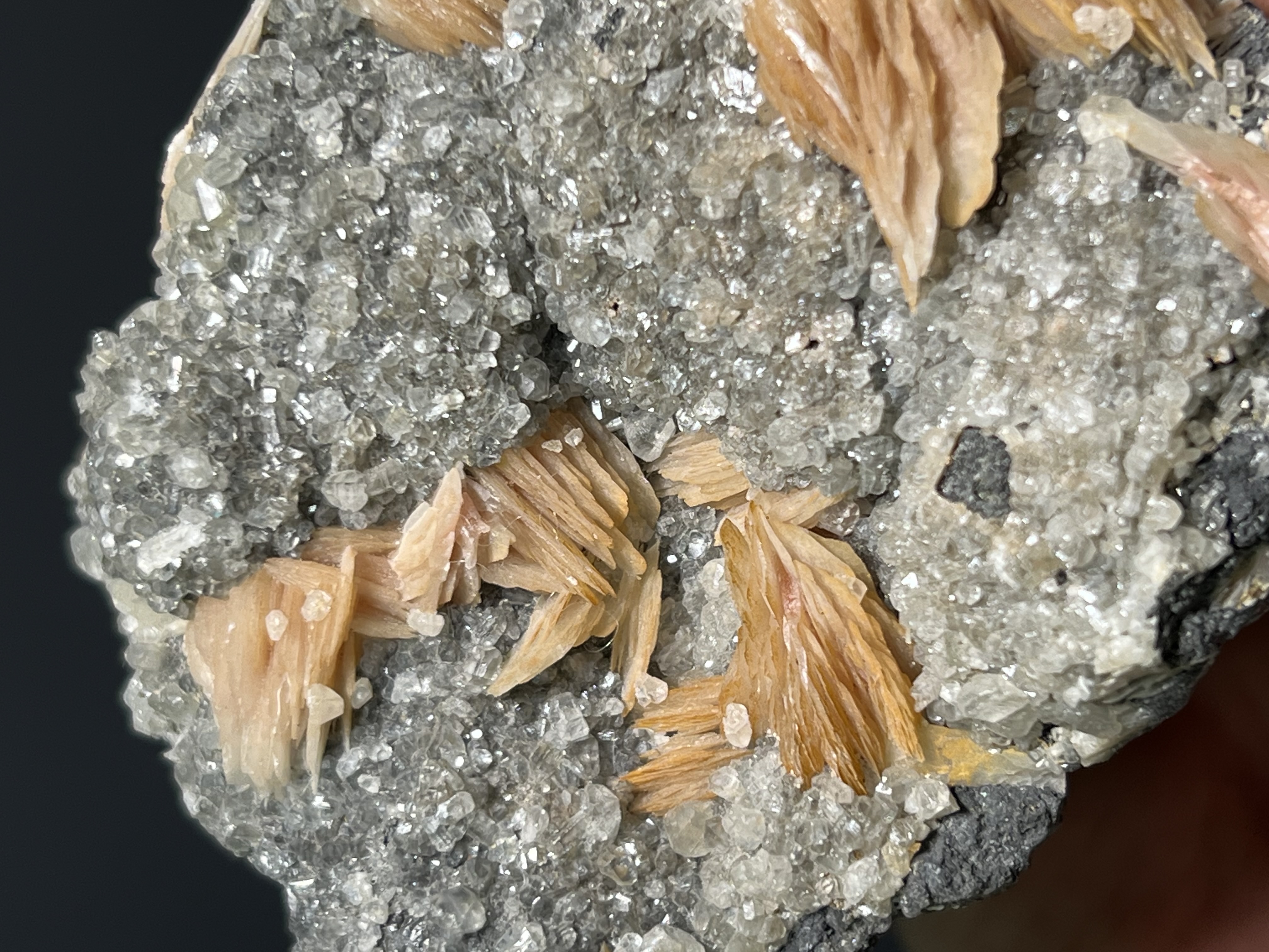 Barite With Calcite Specimen, 346gram