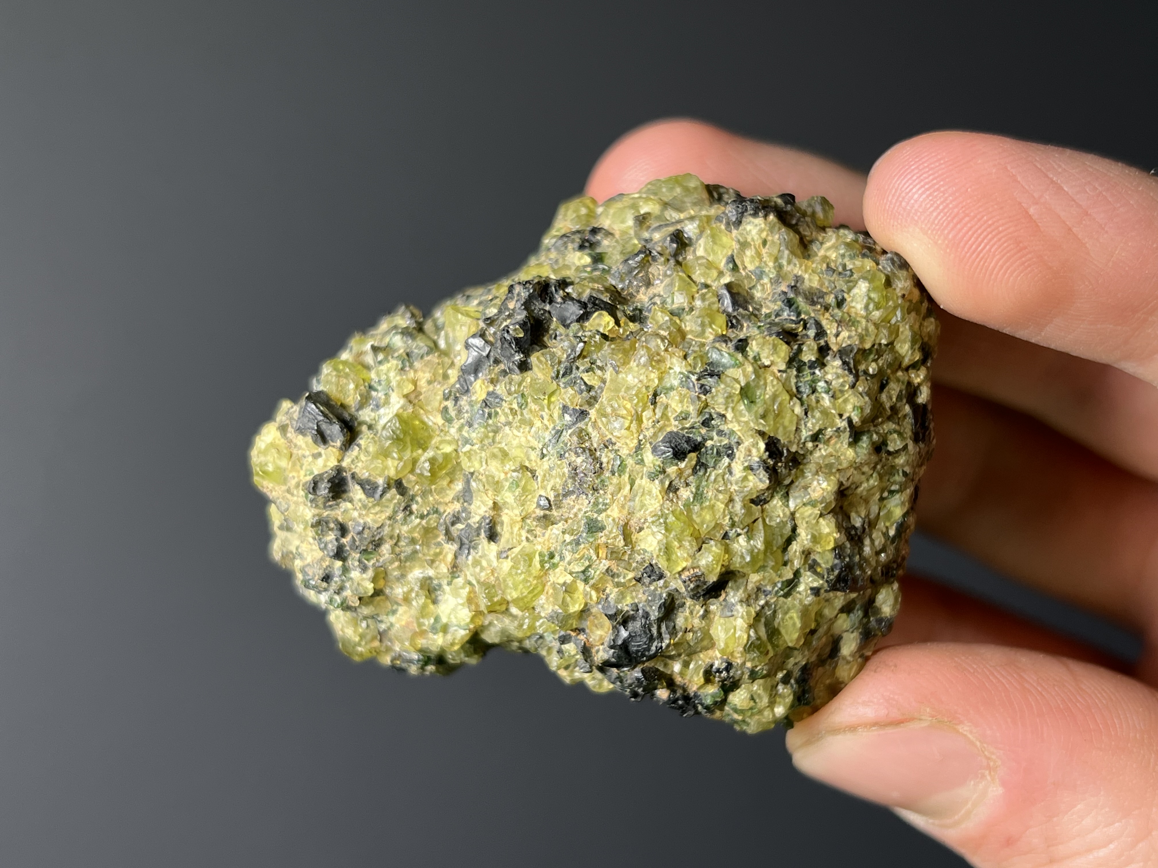 Olivine (Micro Sample) Specimen, 142gram