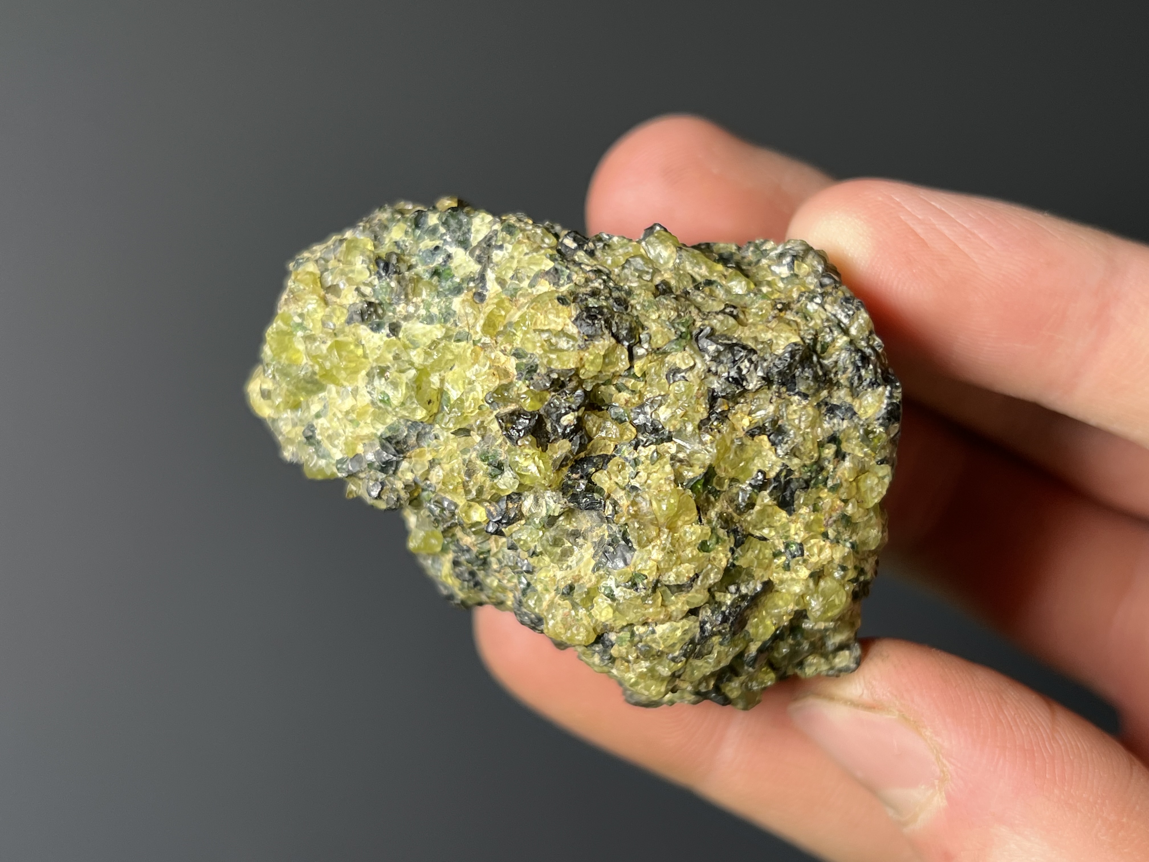 Olivine (Micro Sample) Specimen, 142gram