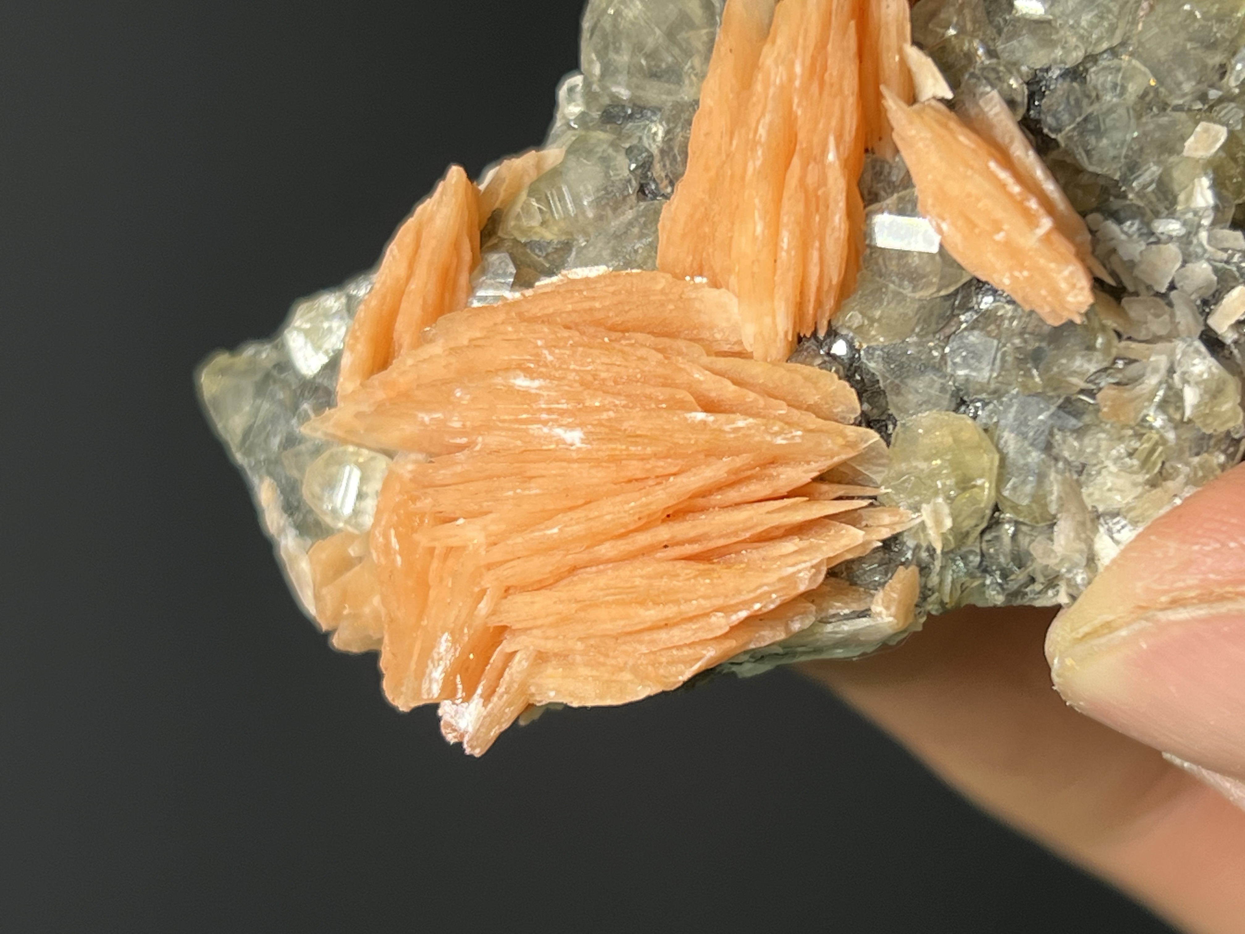 Cerussite And Barite On Galena Specimen, 68gram
