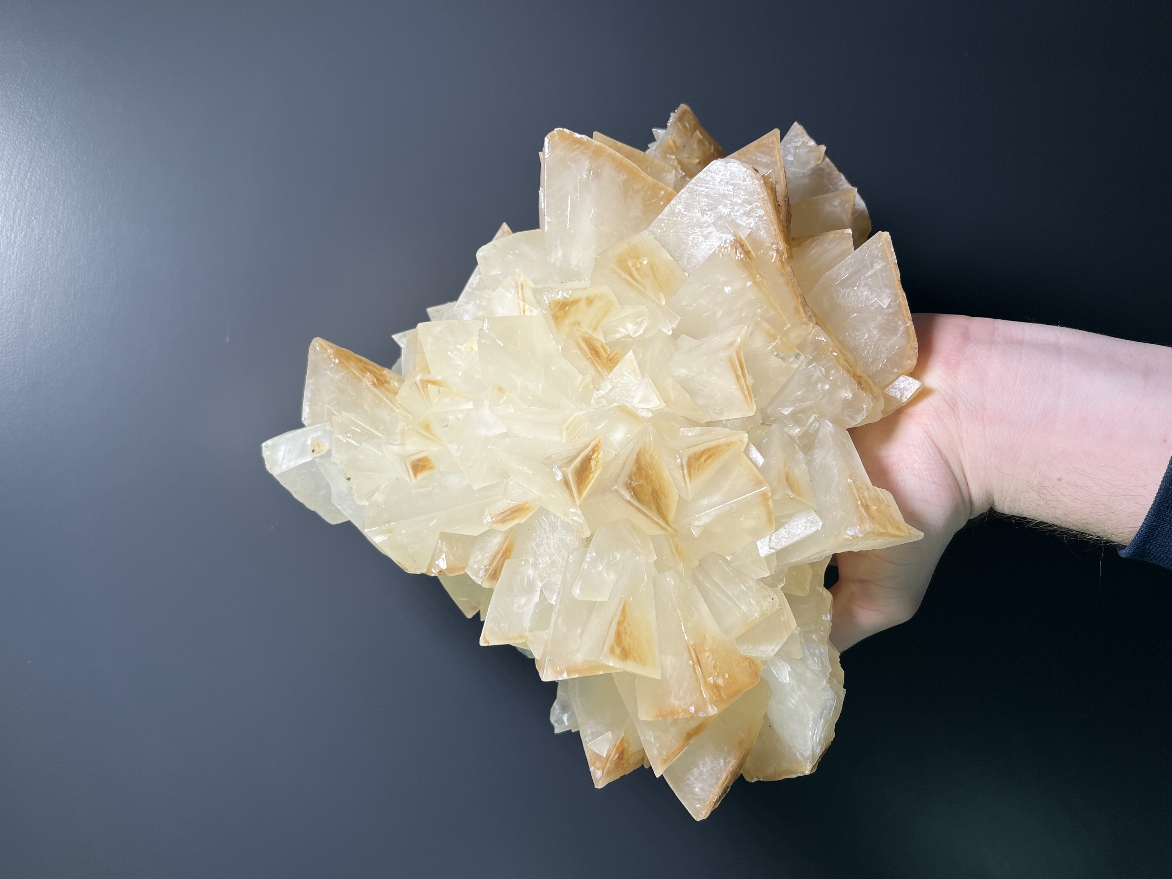 Large Size Special Yellow Crystal Calcite, 6,1kg