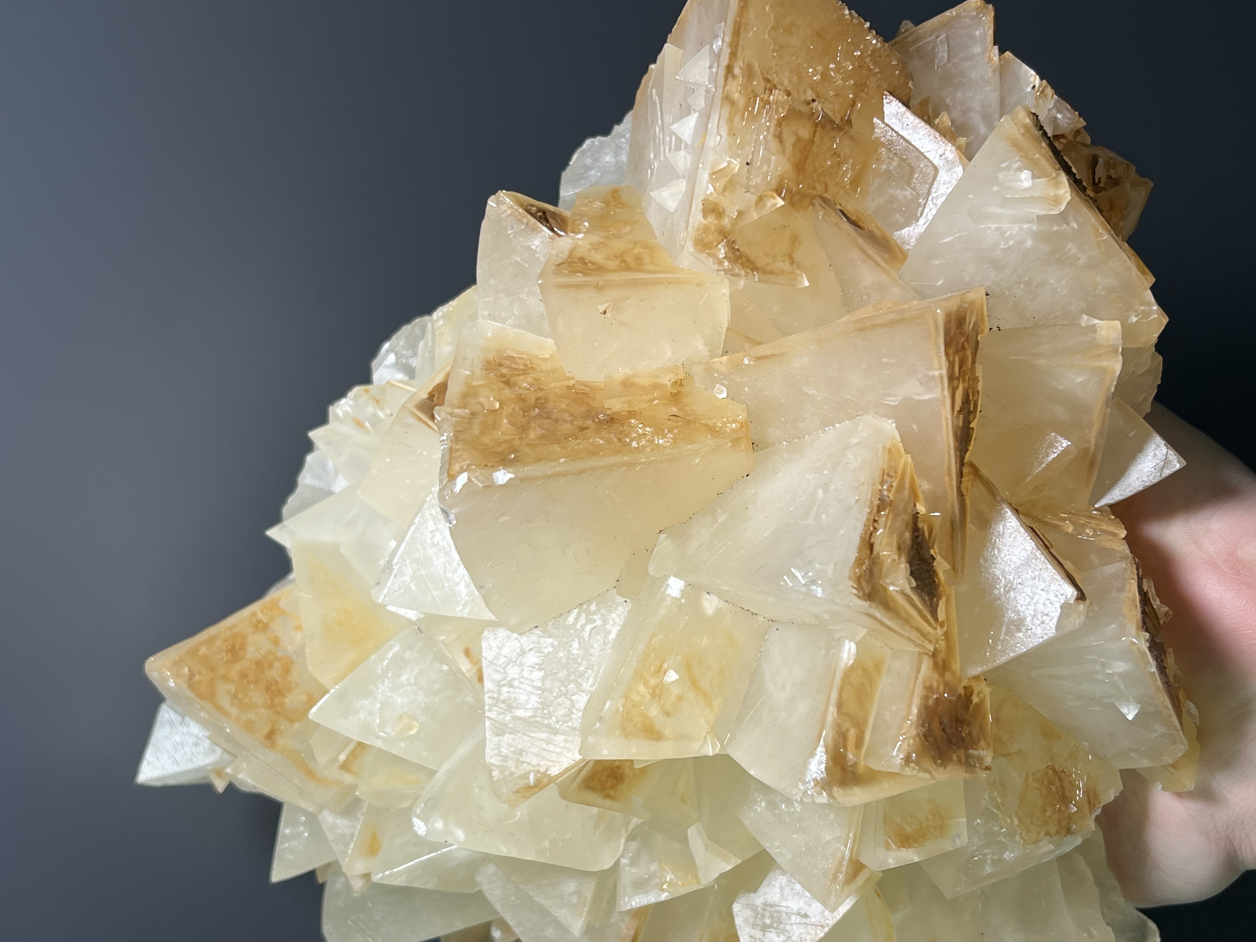 Large Size Special Yellow Crystal Calcite, 6,1kg