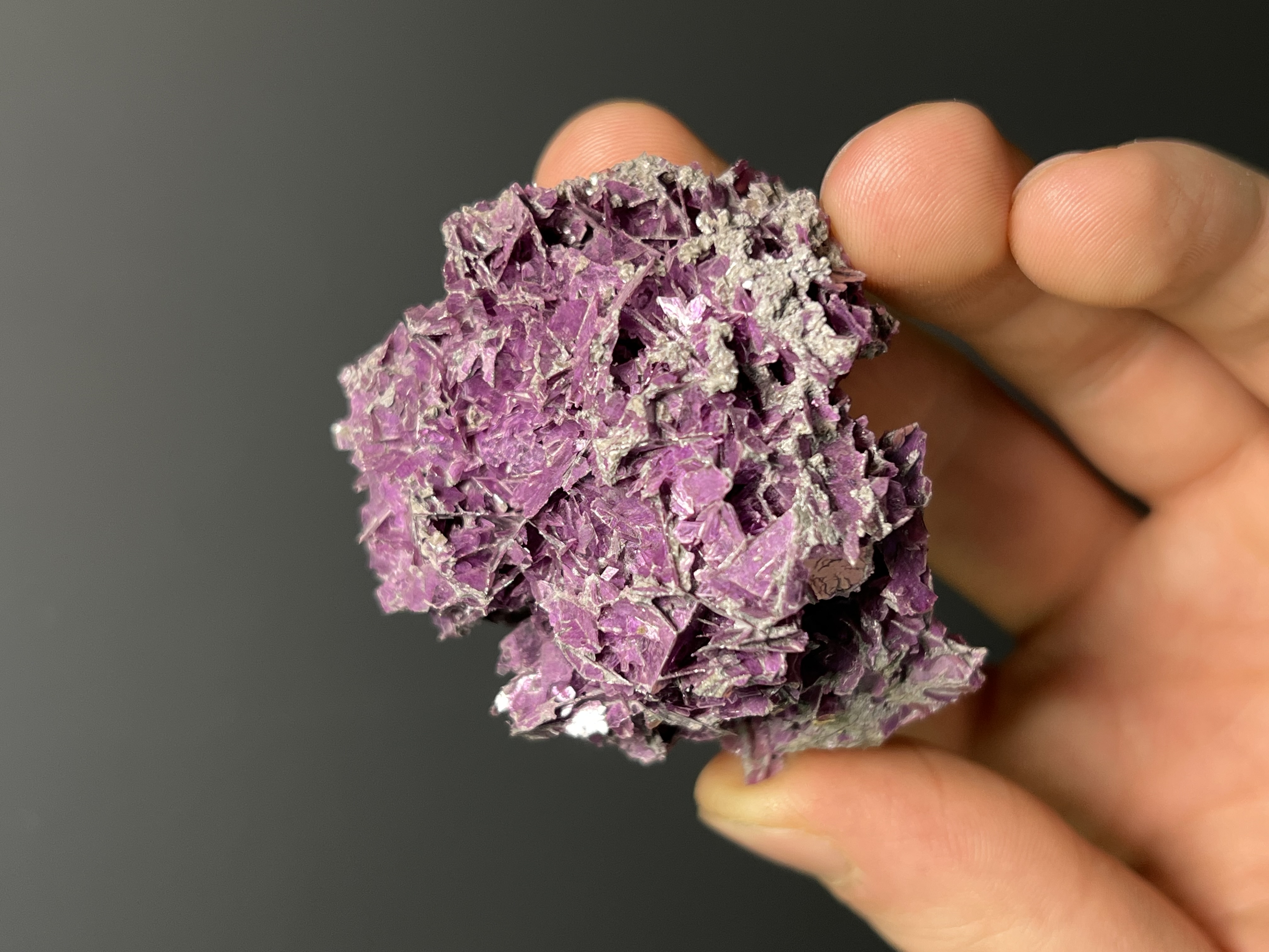 Purple Mica Lepidolite Crystal Specimen - Australia