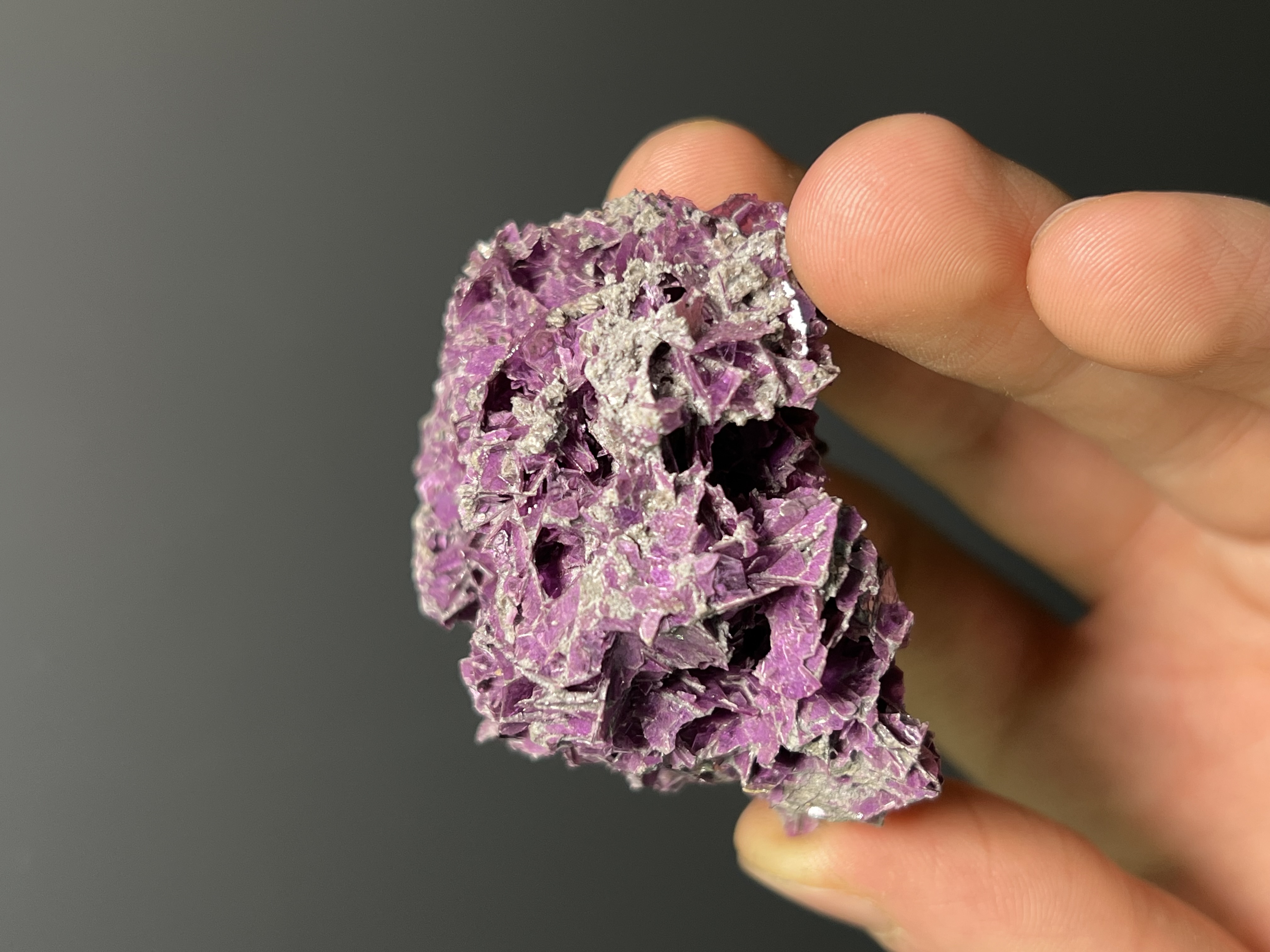 Purple Mica Lepidolite Crystal Specimen - Australia