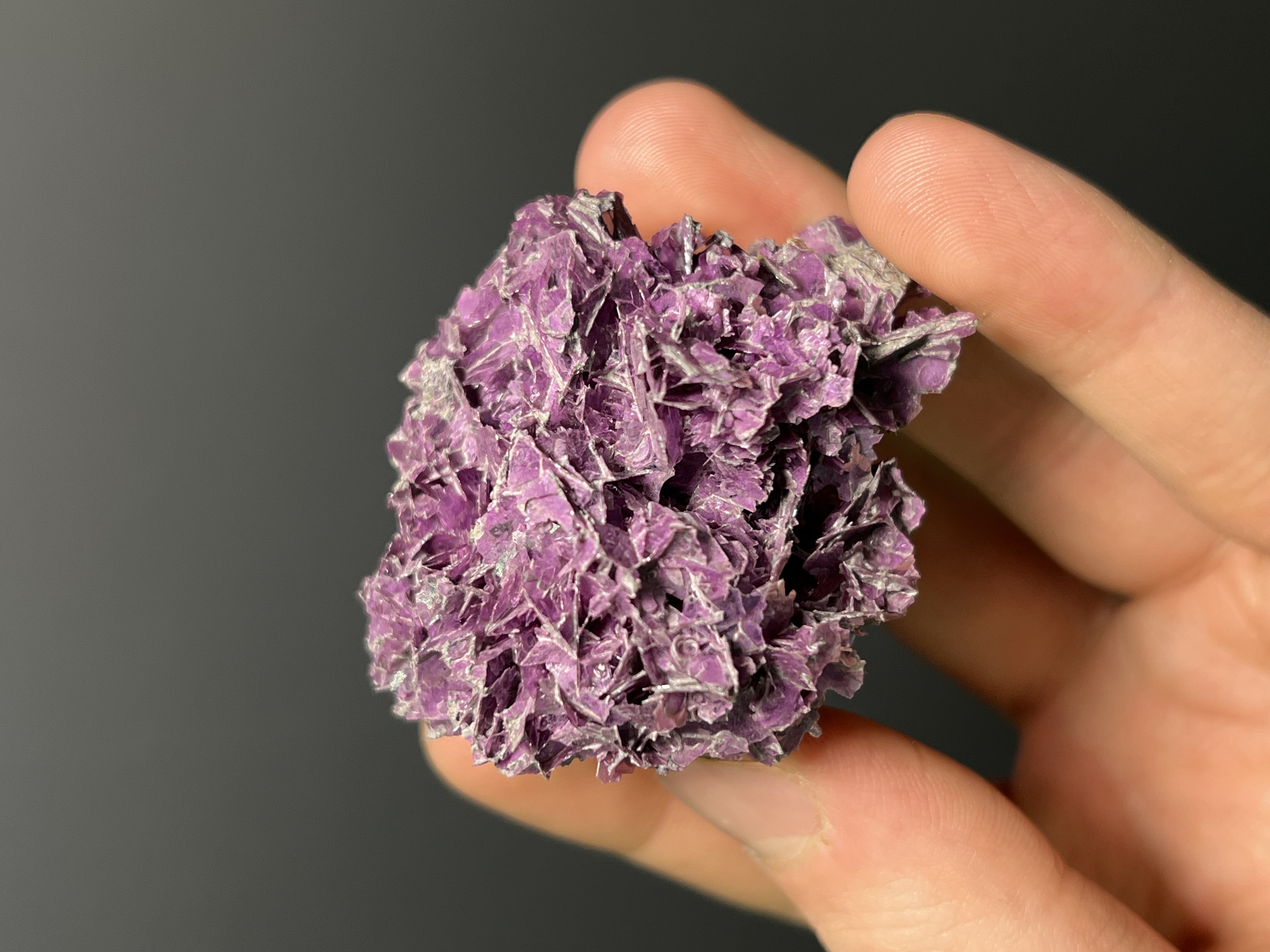 Purple Mica Lepidolite Crystal Specimen - Australia
