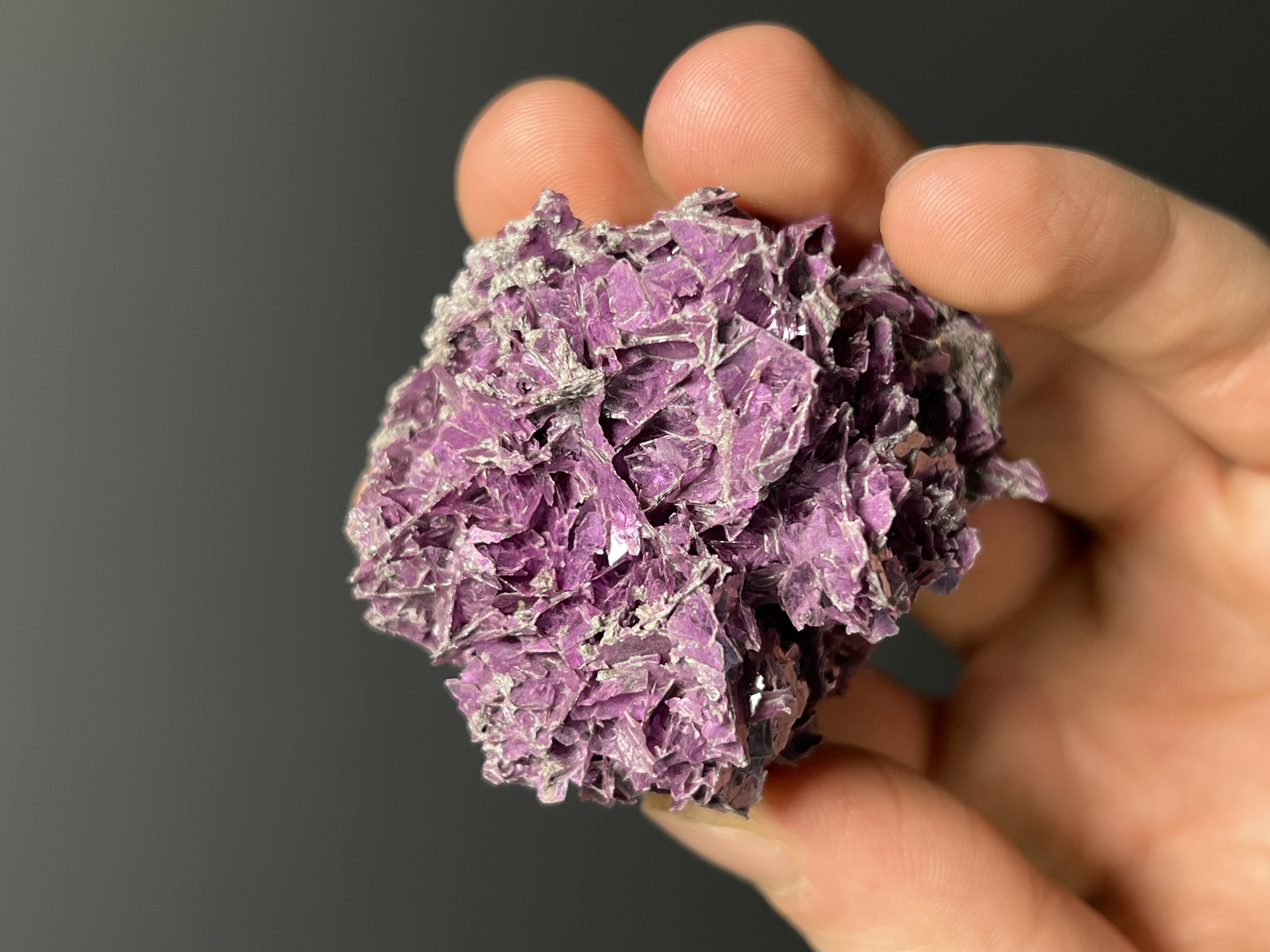 Purple Mica Lepidolite Crystal Specimen - Australia