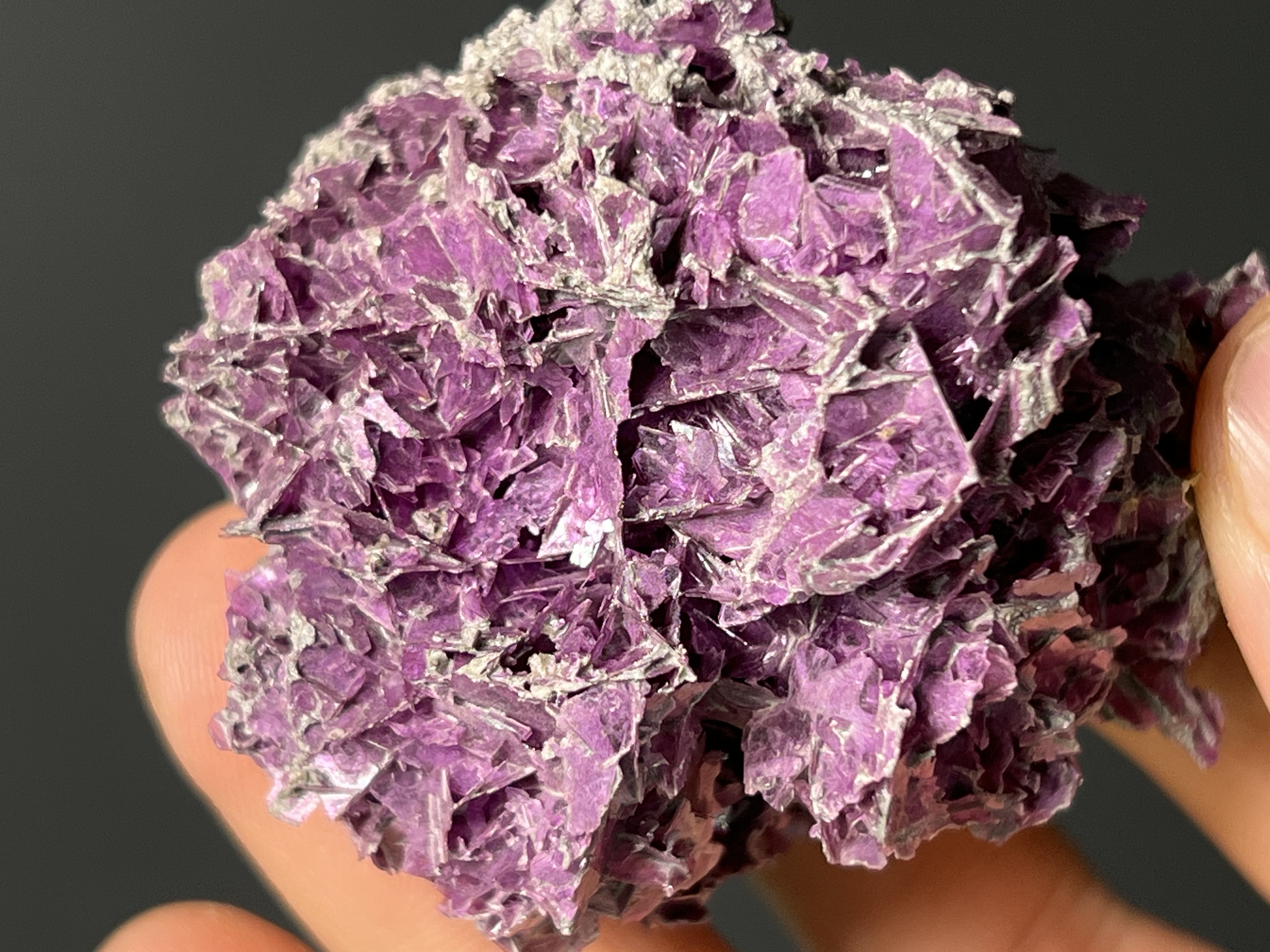Purple Mica Lepidolite Crystal Specimen - Australia