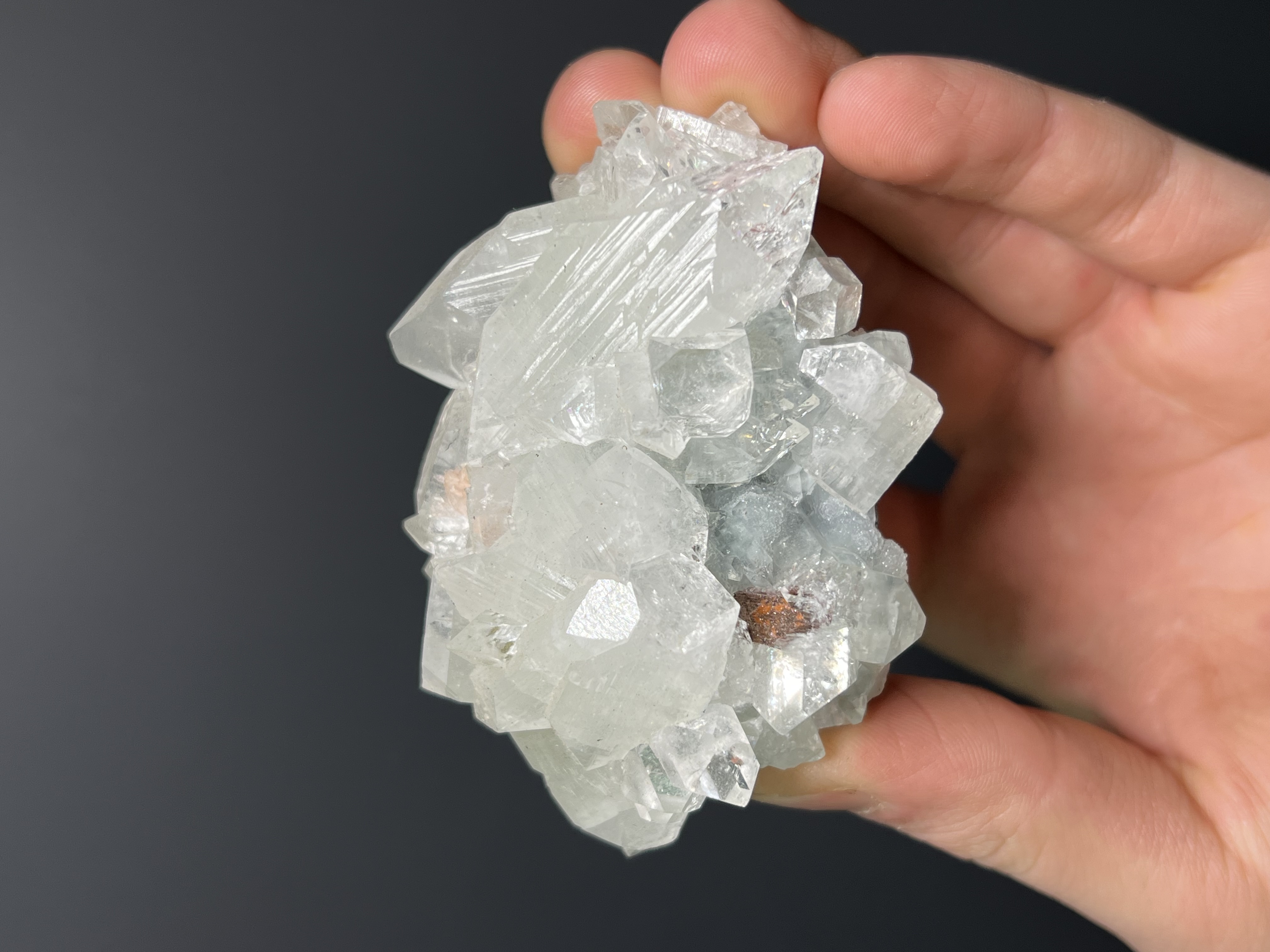 Stilbite XL. With Apophyllite XLS. - India