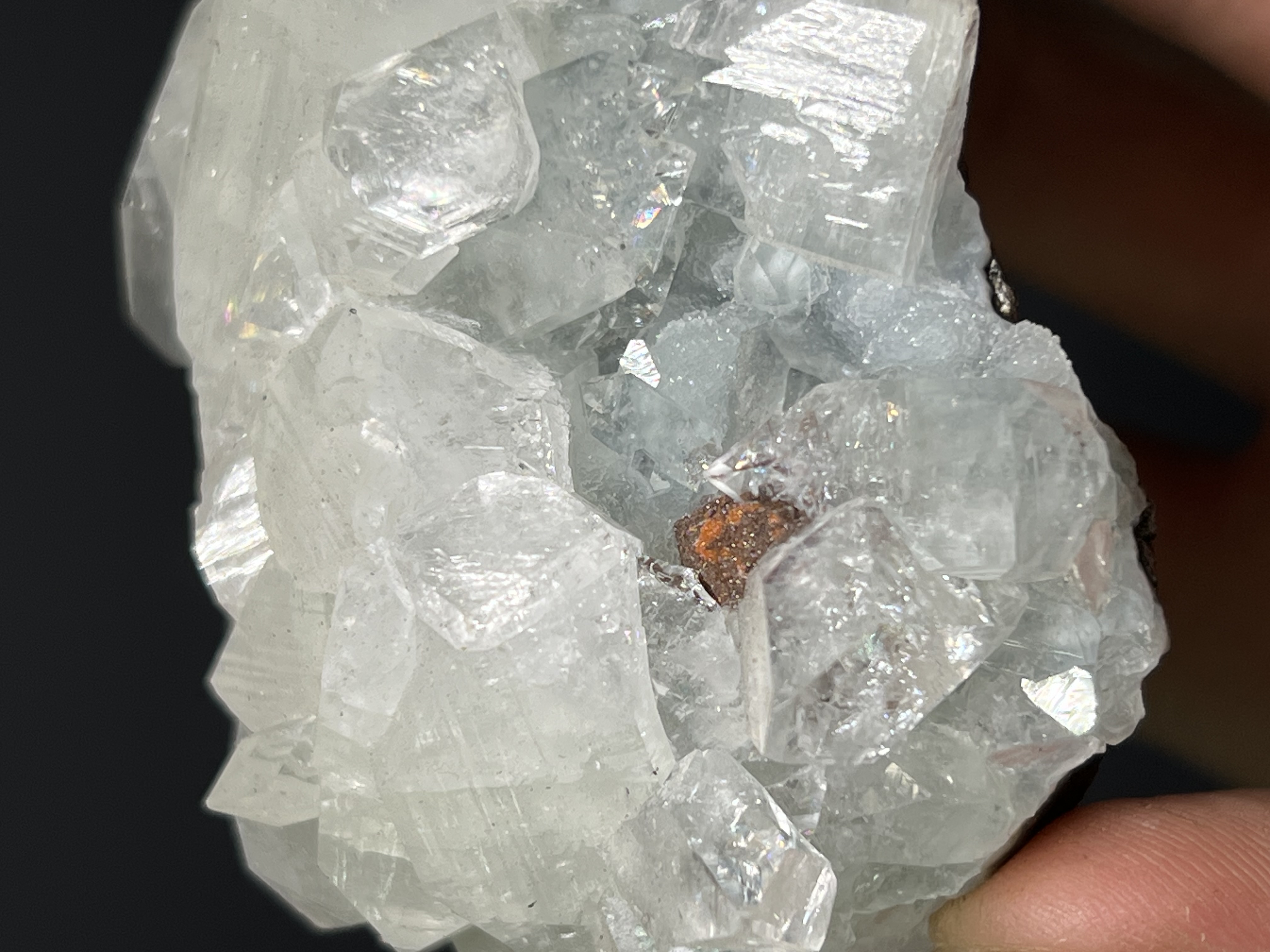 Stilbite XL. With Apophyllite XLS. - India