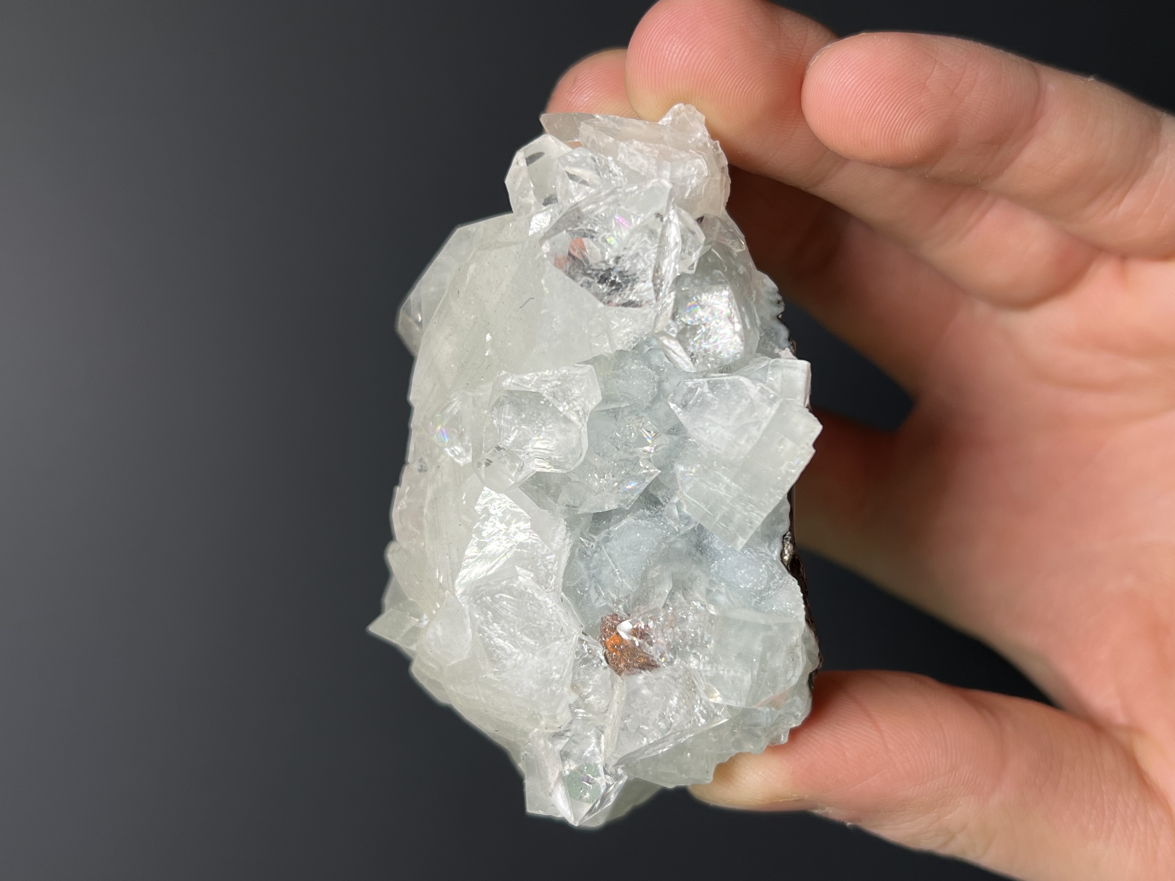 Stilbite XL. With Apophyllite XLS. - India