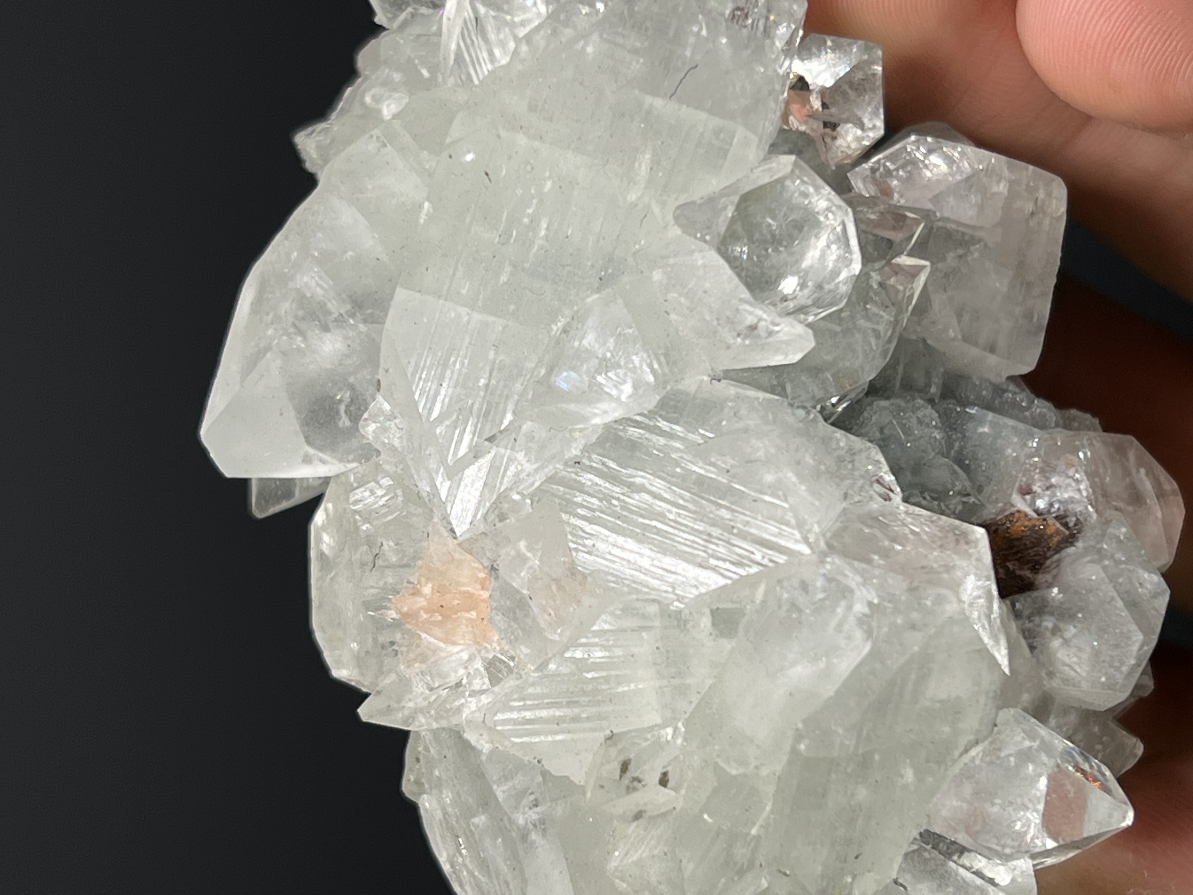 Stilbite XL. With Apophyllite XLS. - India