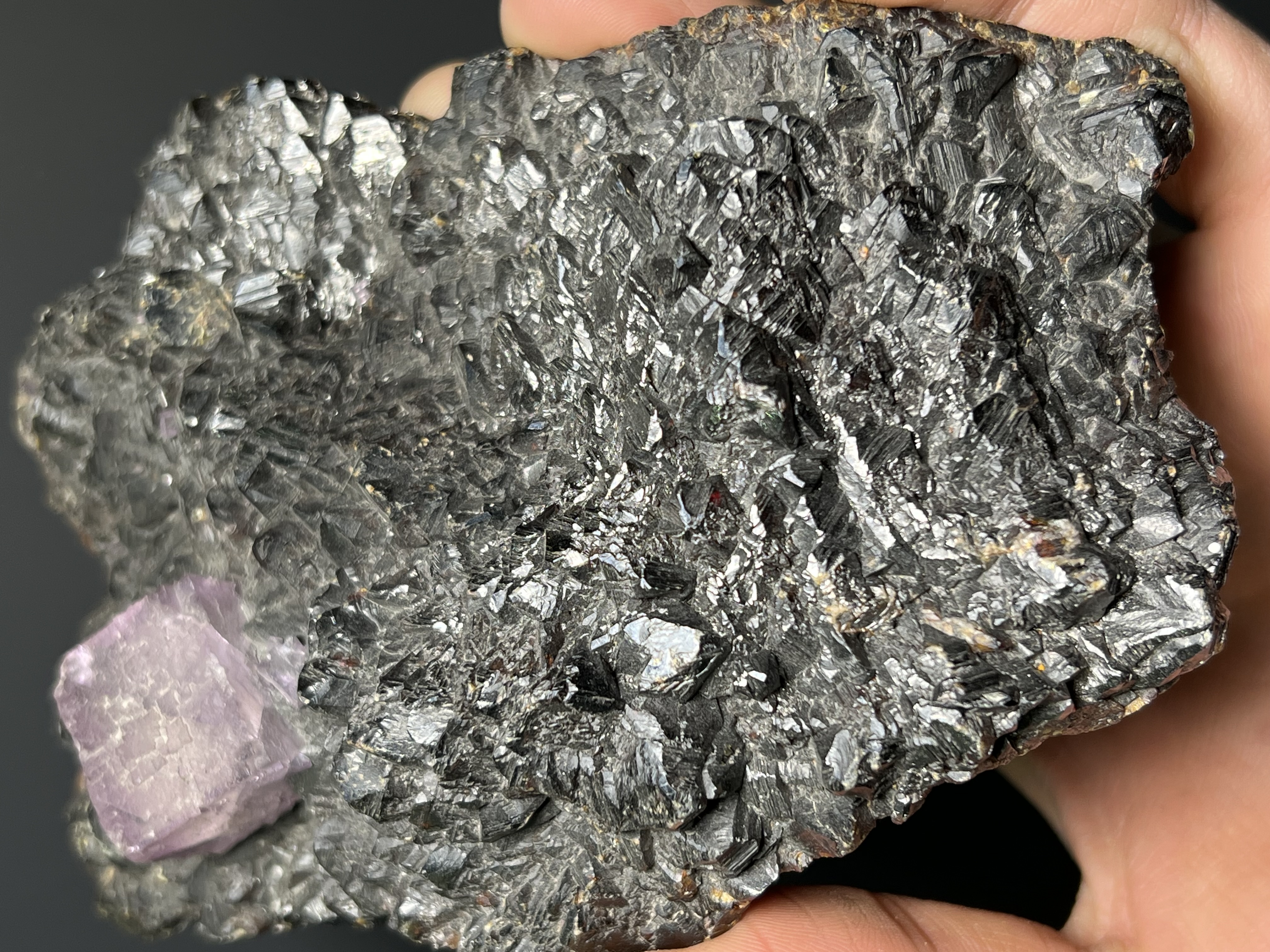 Sphalerite With Cubic Fluorite - USA