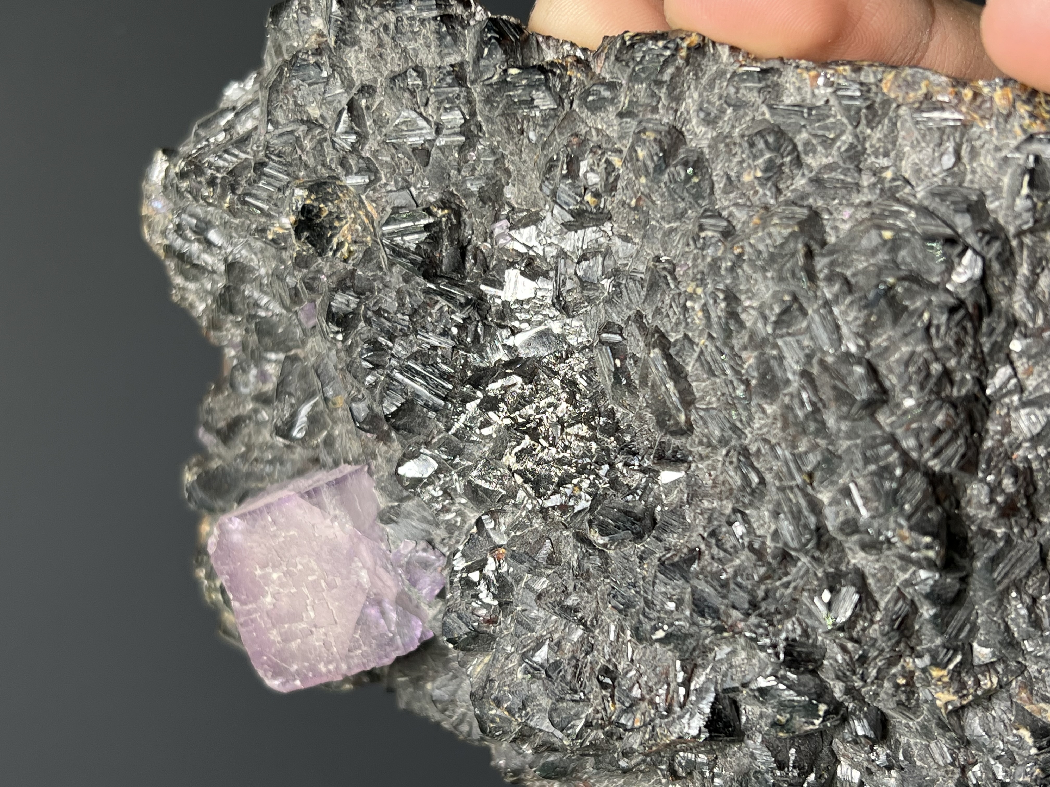 Sphalerite With Cubic Fluorite - USA