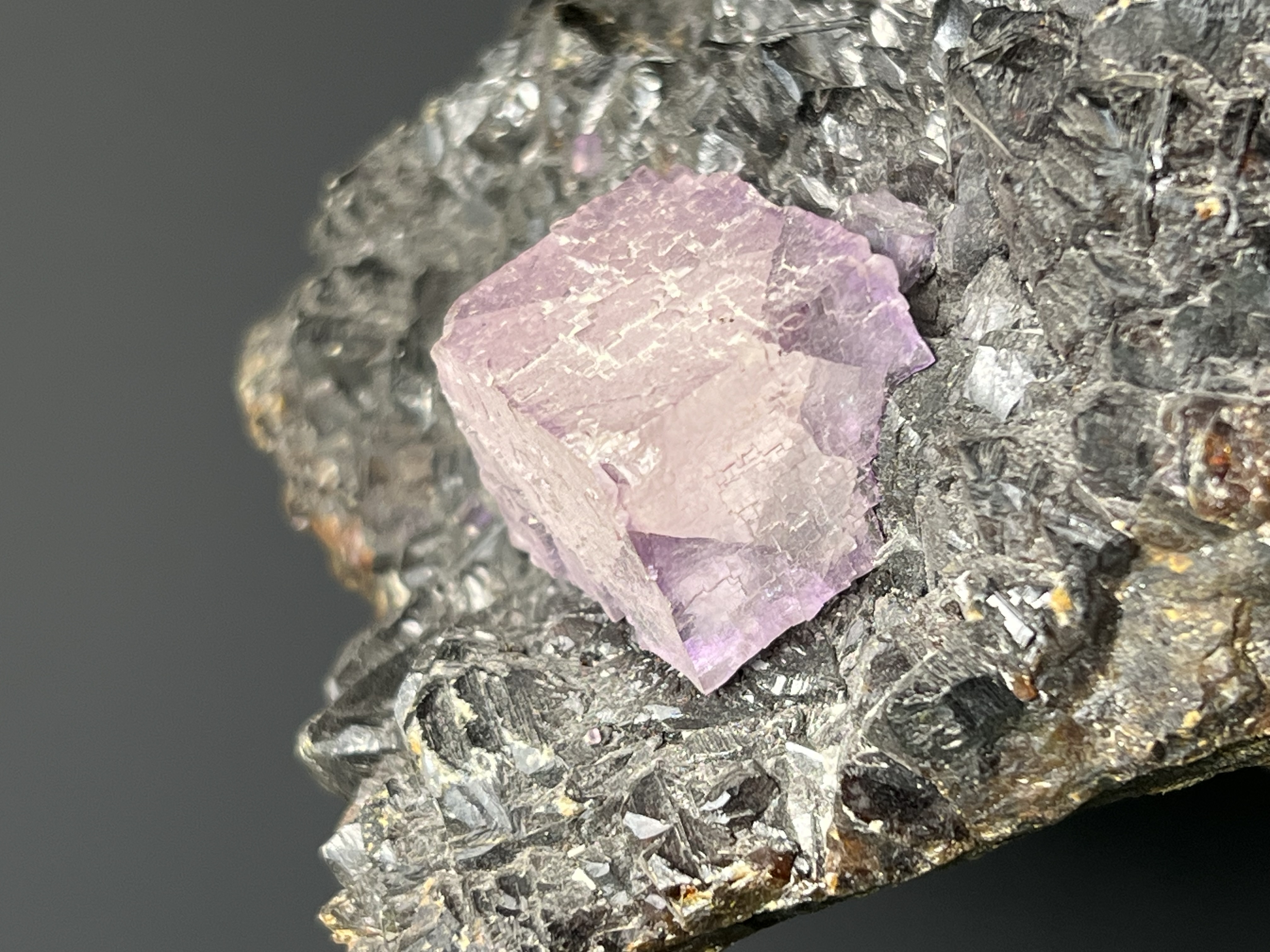 Sphalerite With Cubic Fluorite - USA