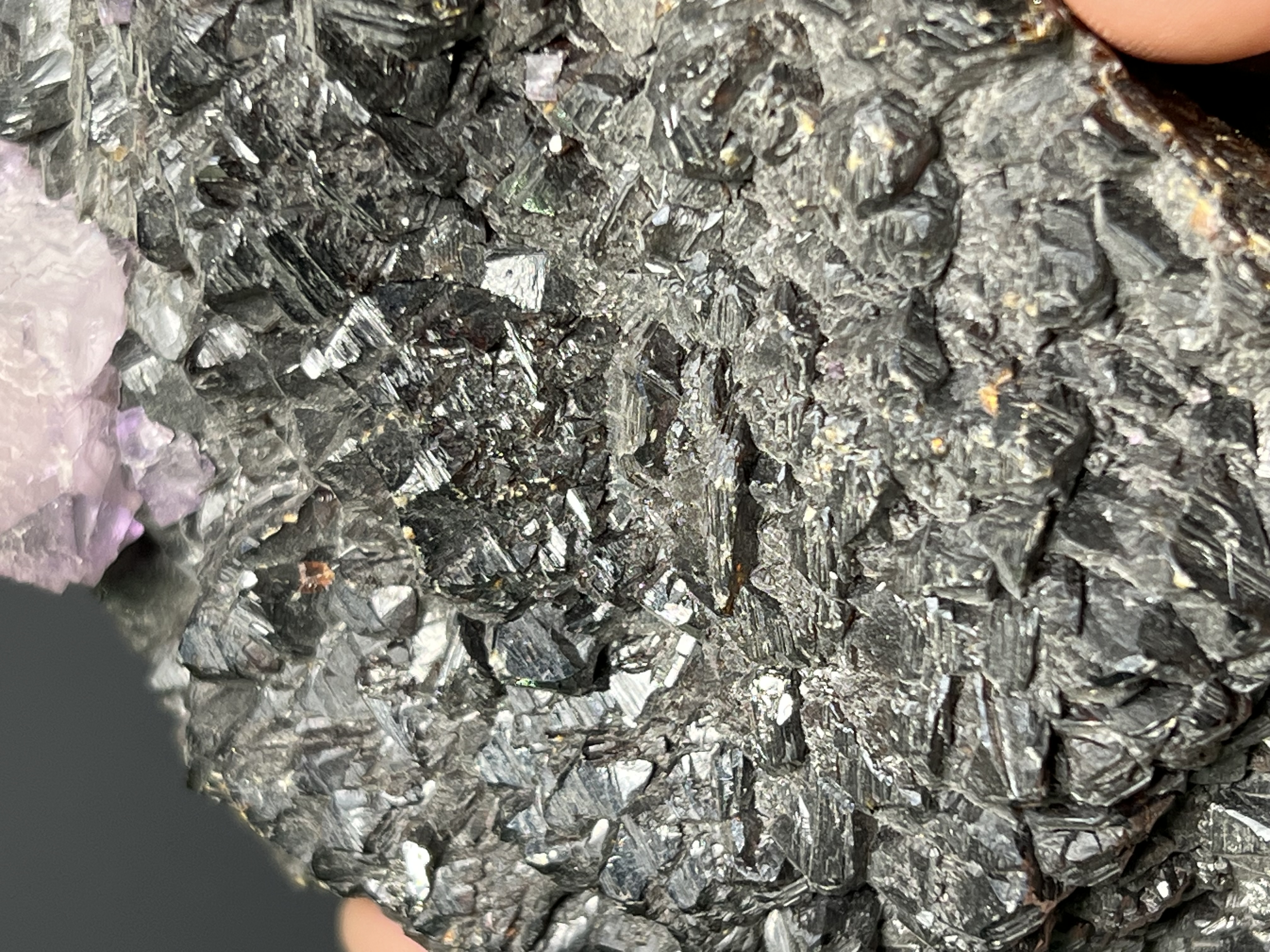 Sphalerite With Cubic Fluorite - USA