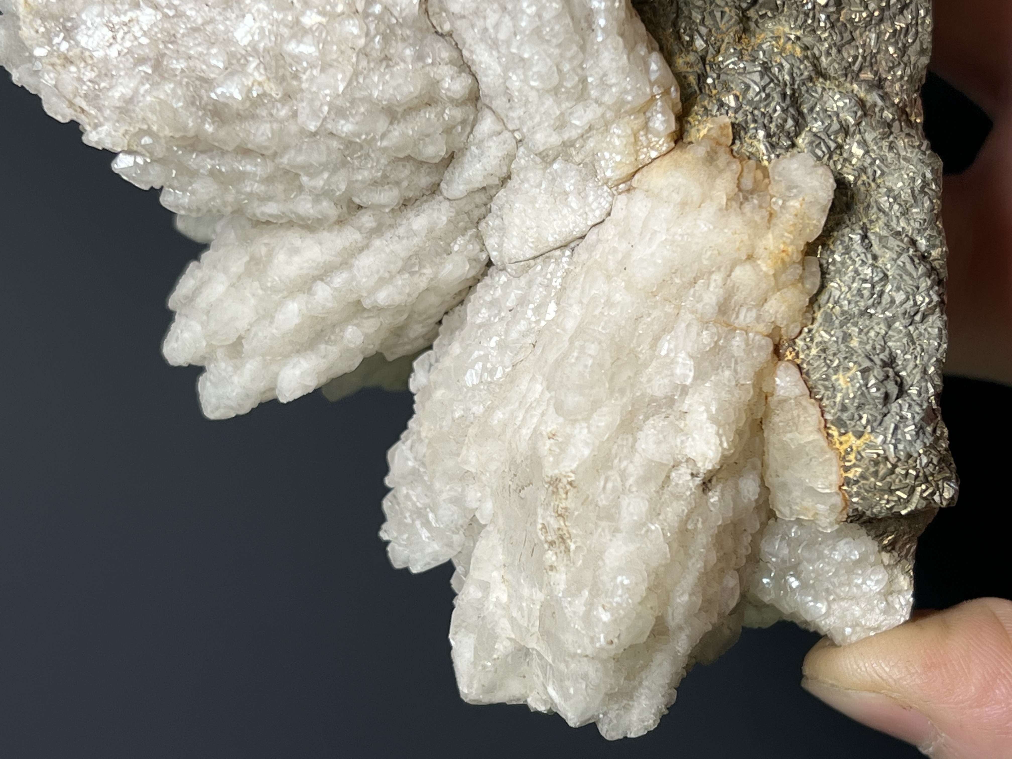 Calcite With Pyrite Specimen - Peru