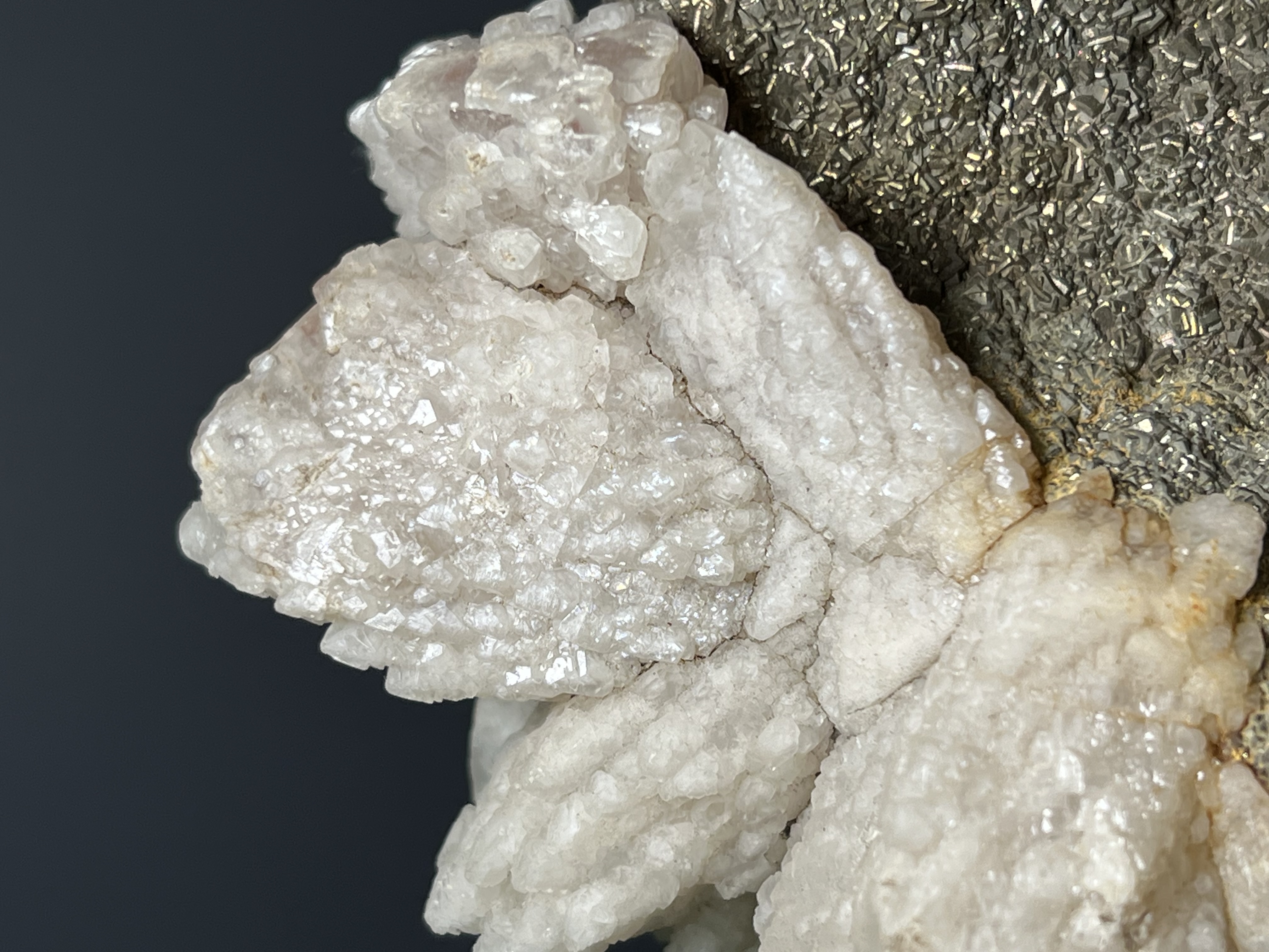 Calcite With Pyrite Specimen - Peru