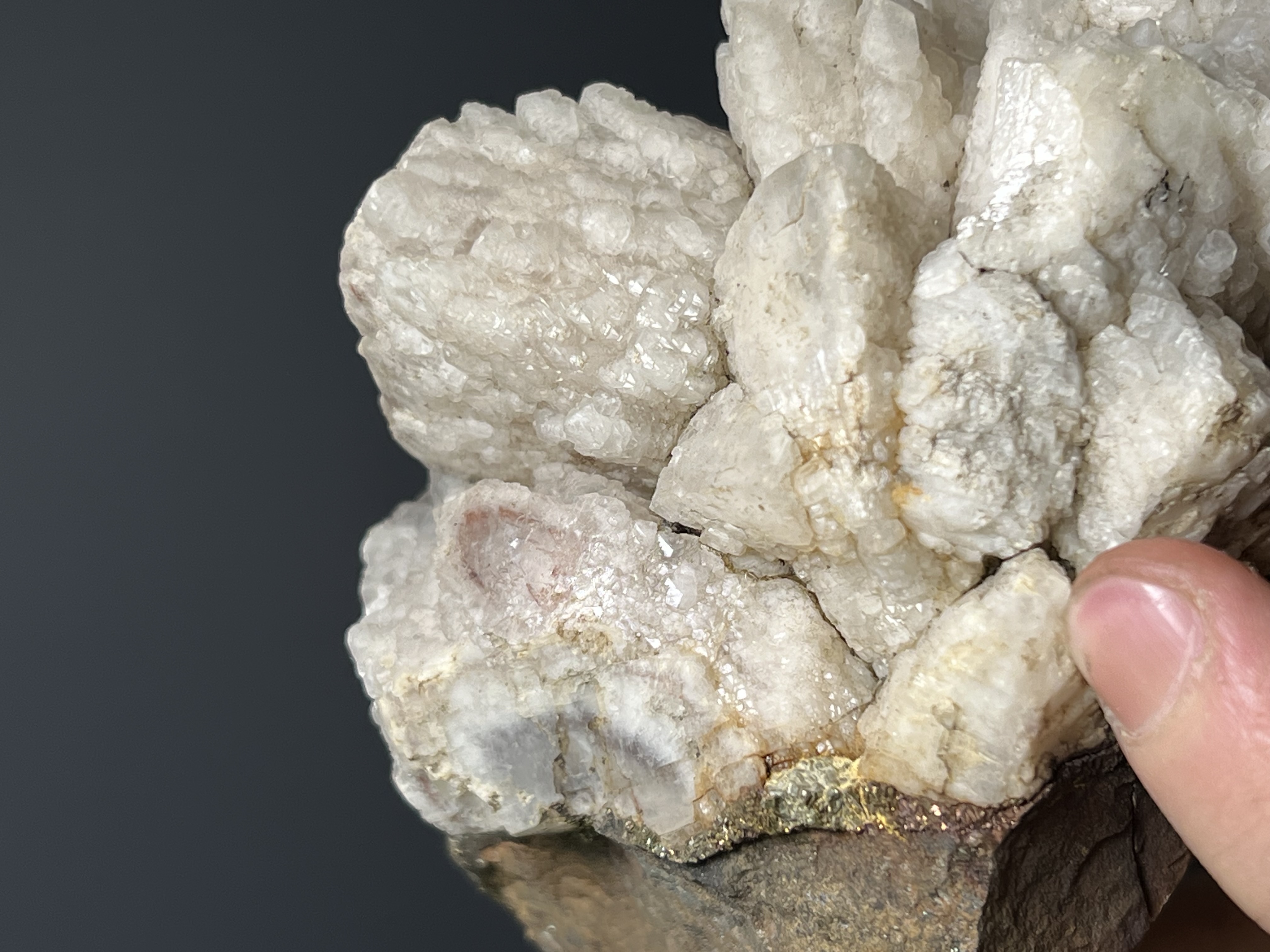 Calcite With Pyrite Specimen - Peru